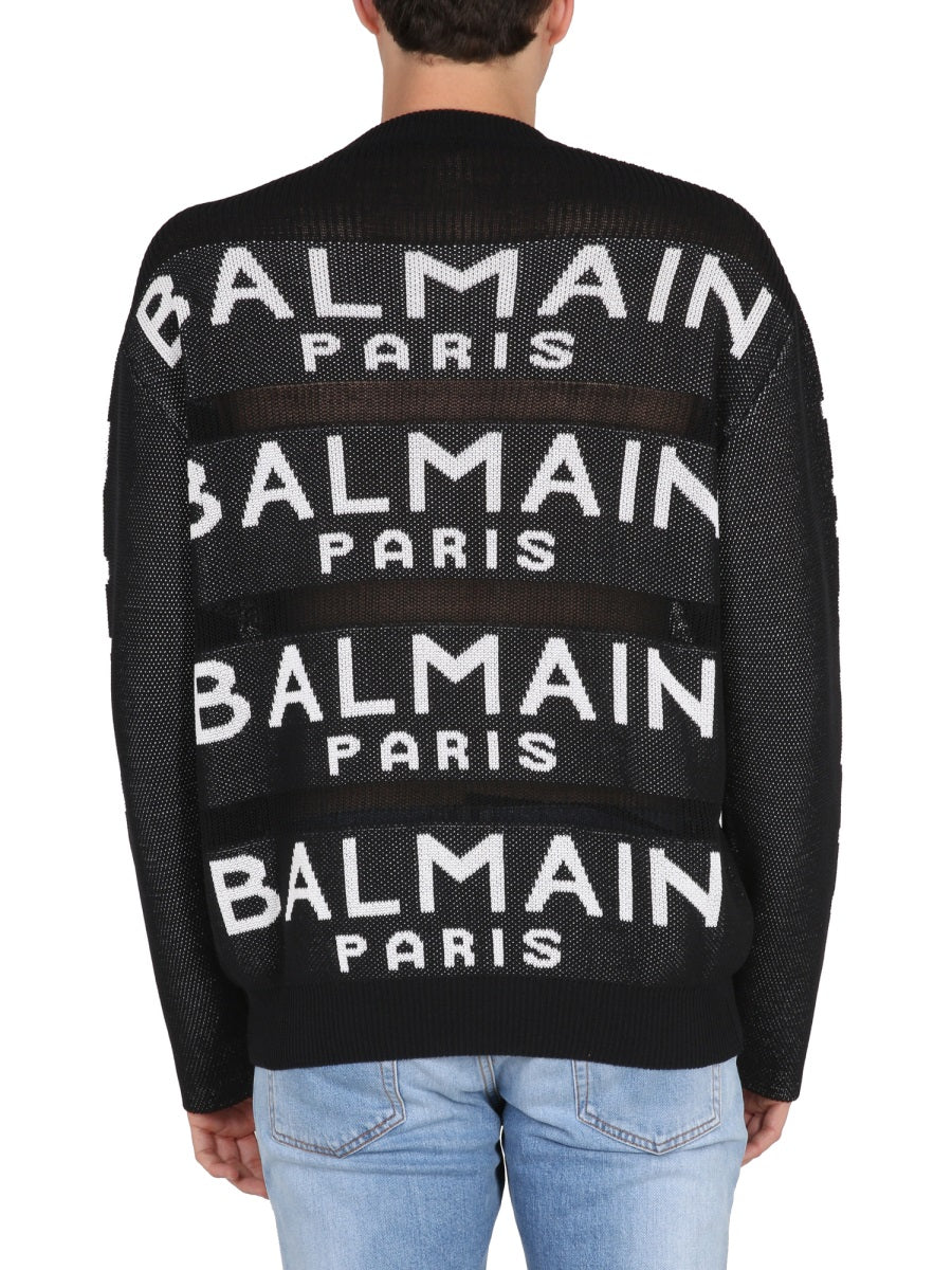 BALMAIN Men's Signature Logo T-Shirt