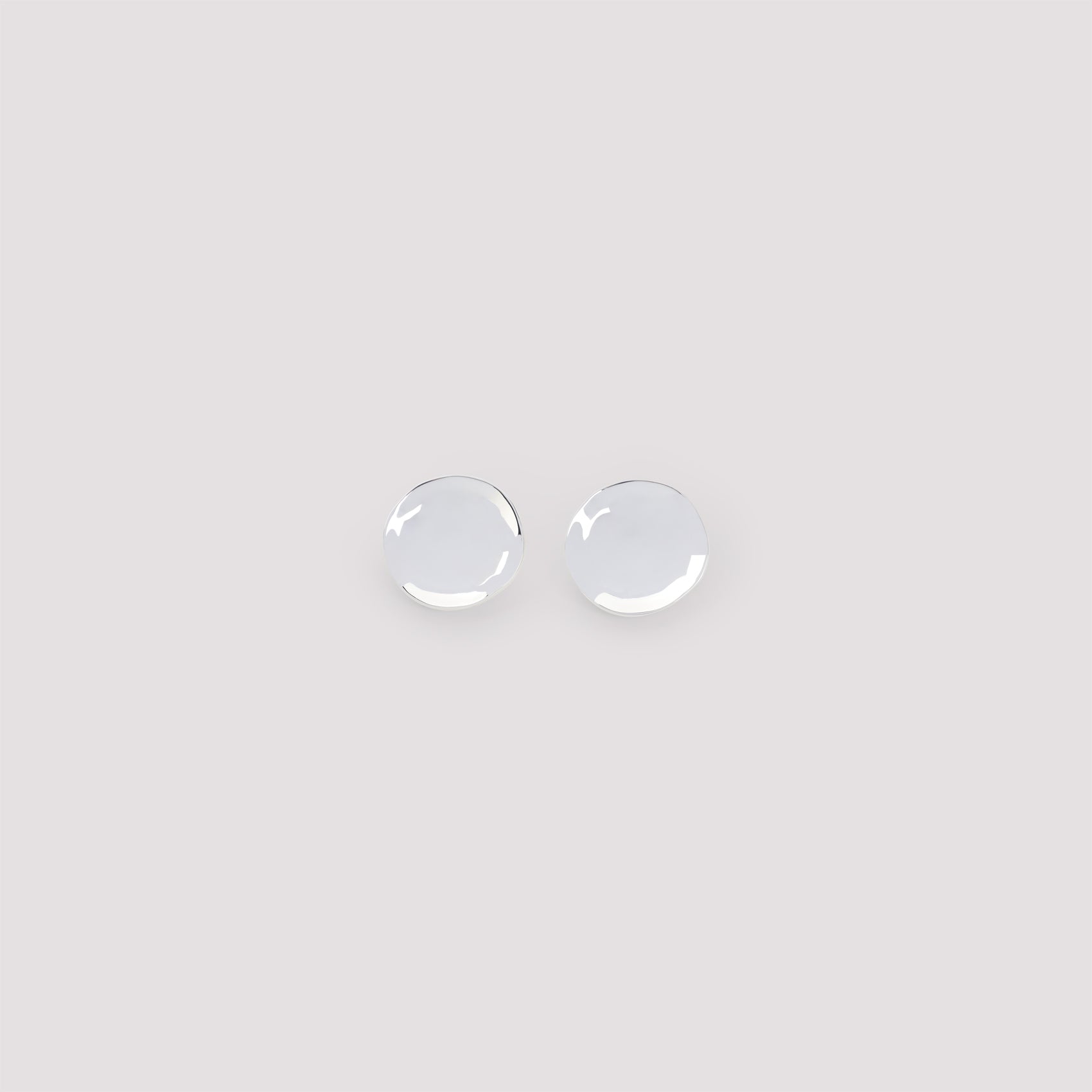 PHOEBE PHILO Medallion Dish Earrings