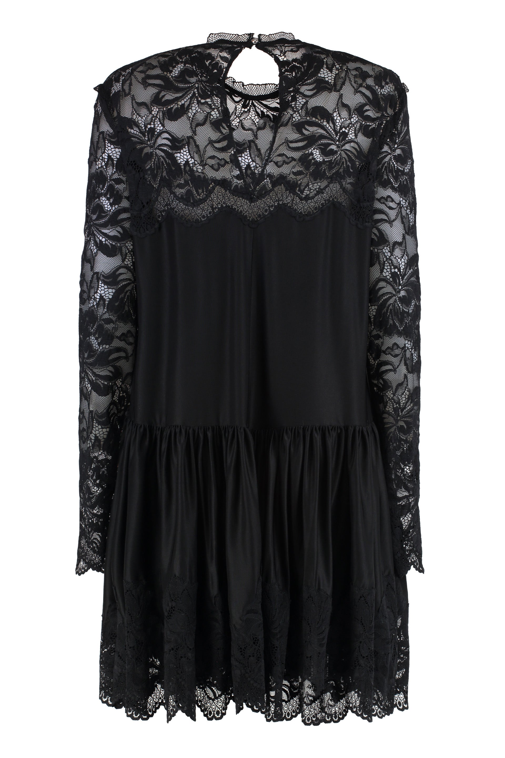 PACO RABANNE Viscose Blend Dress with Back Bow - FW25