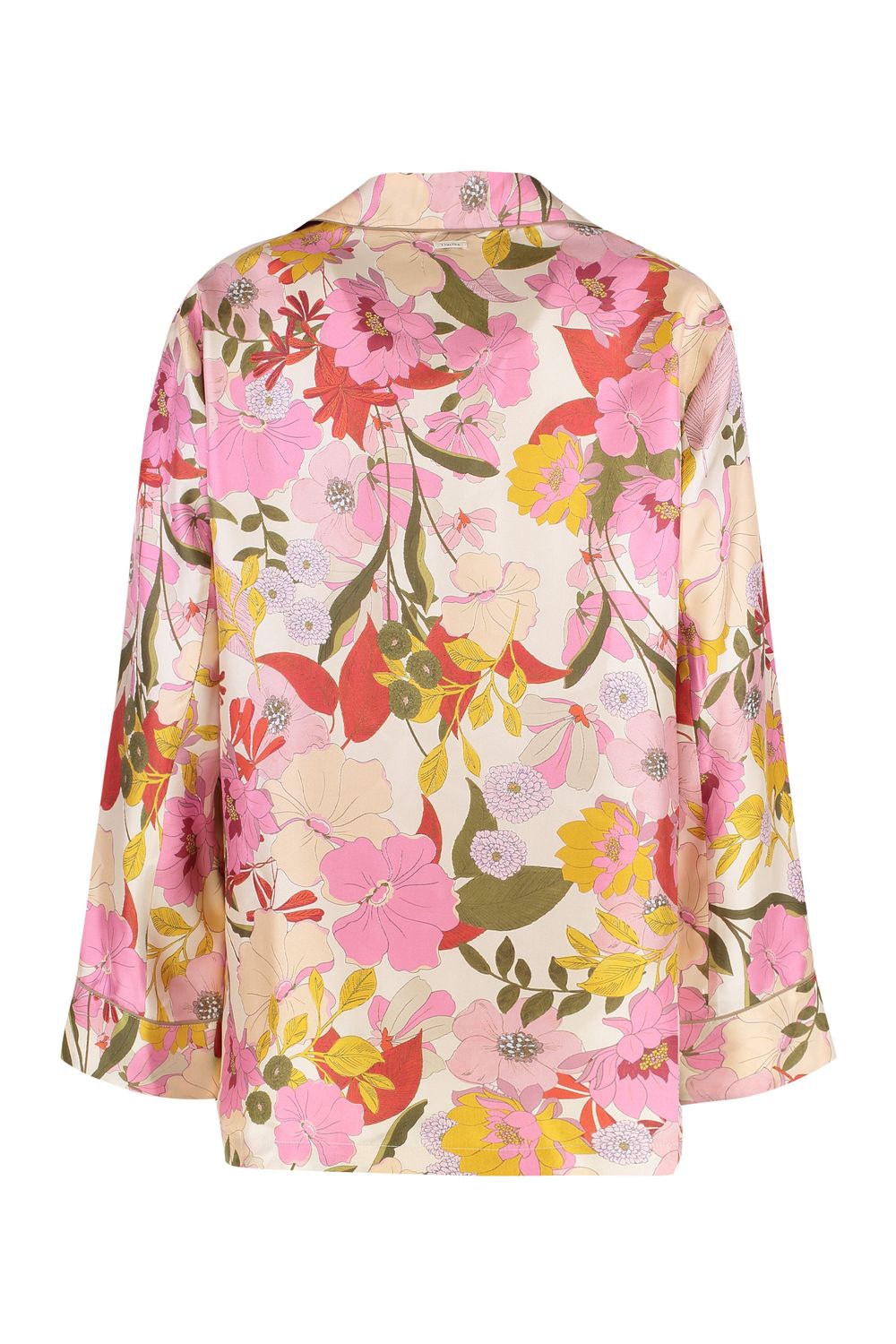S MAX MARA Elegant Printed Silk Shirt with Pocket - Women’s SS25 Collection