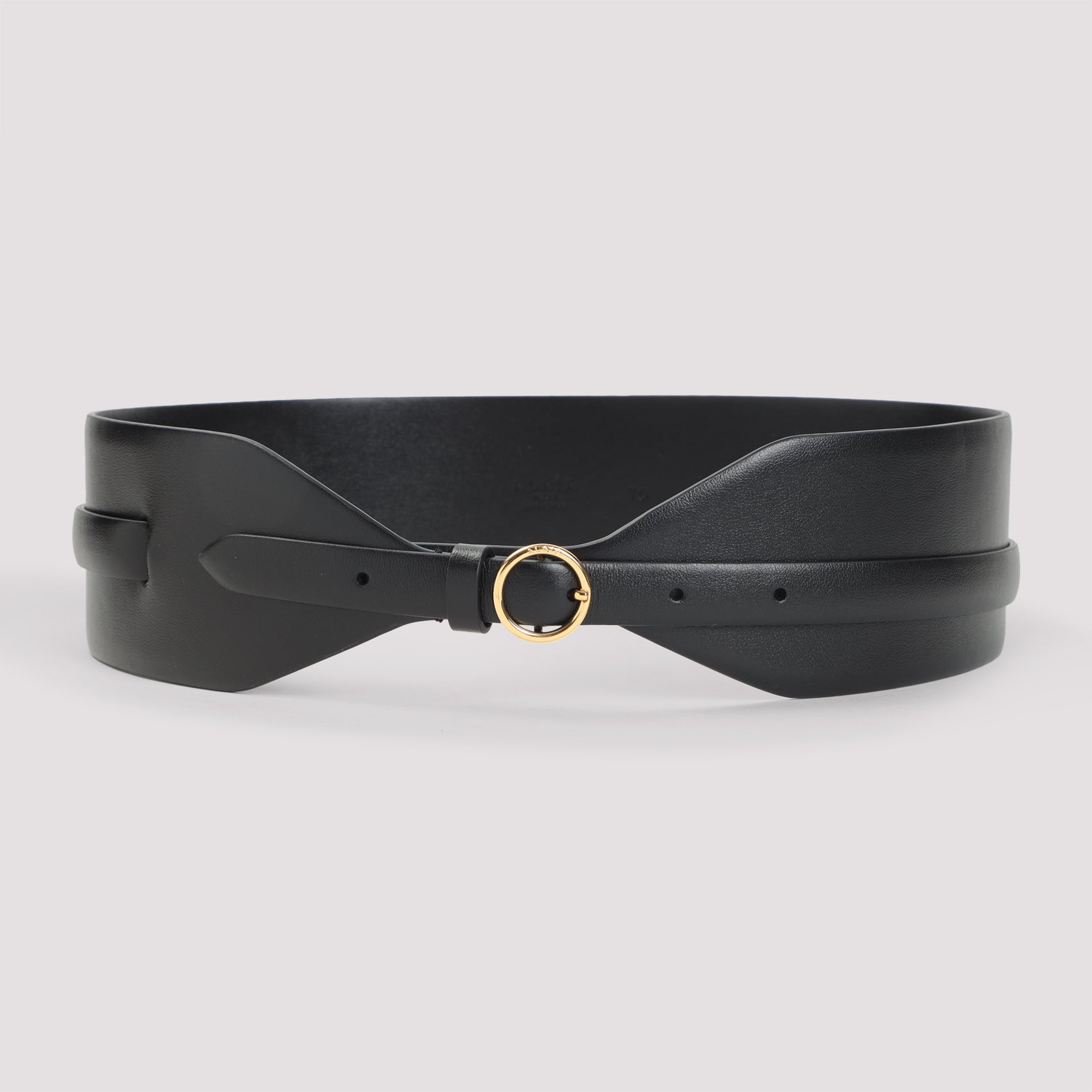 ALAÏA Elegant Leather Belt - 6cm Height