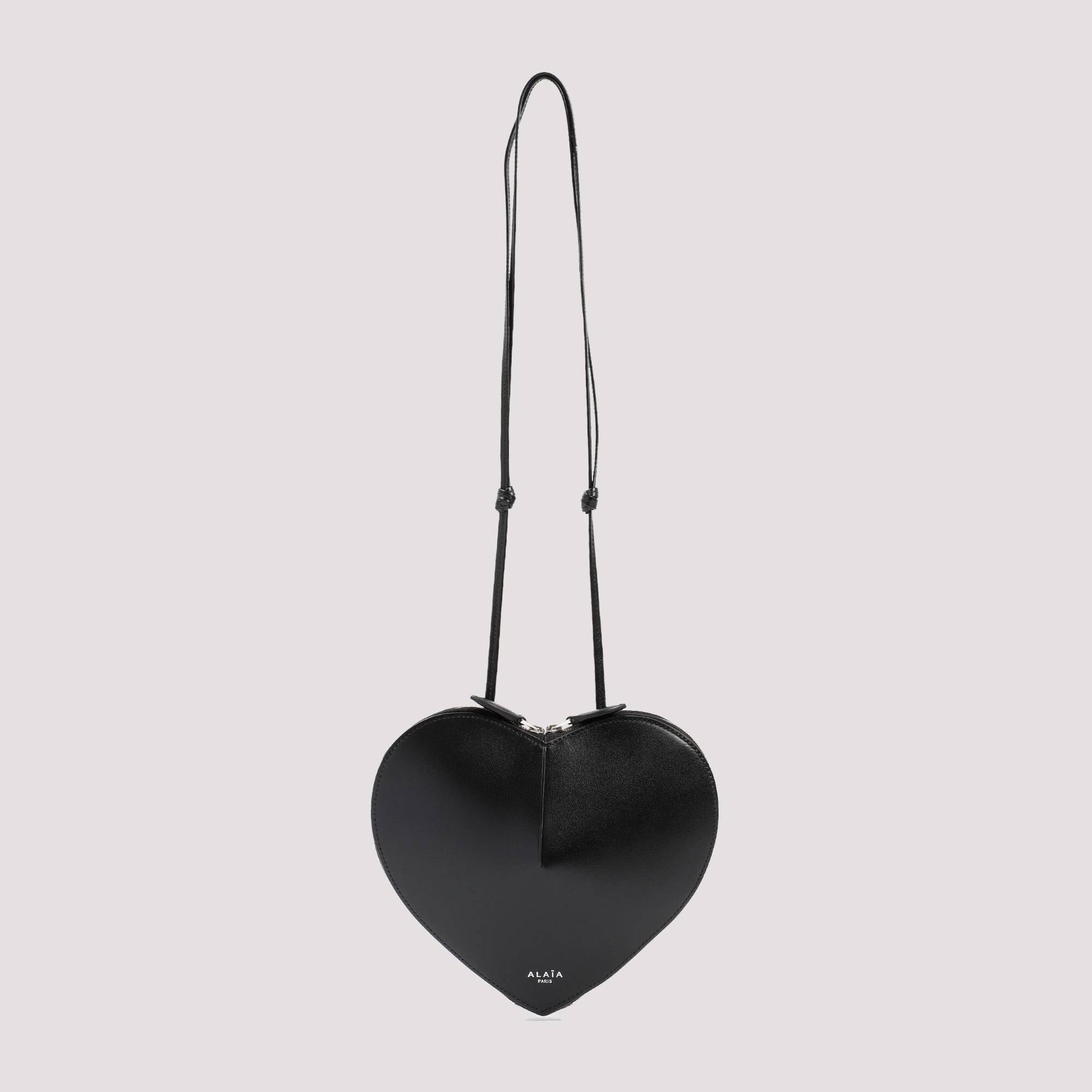 ALAÏA Mini Heart-Shaped Leather Handbag