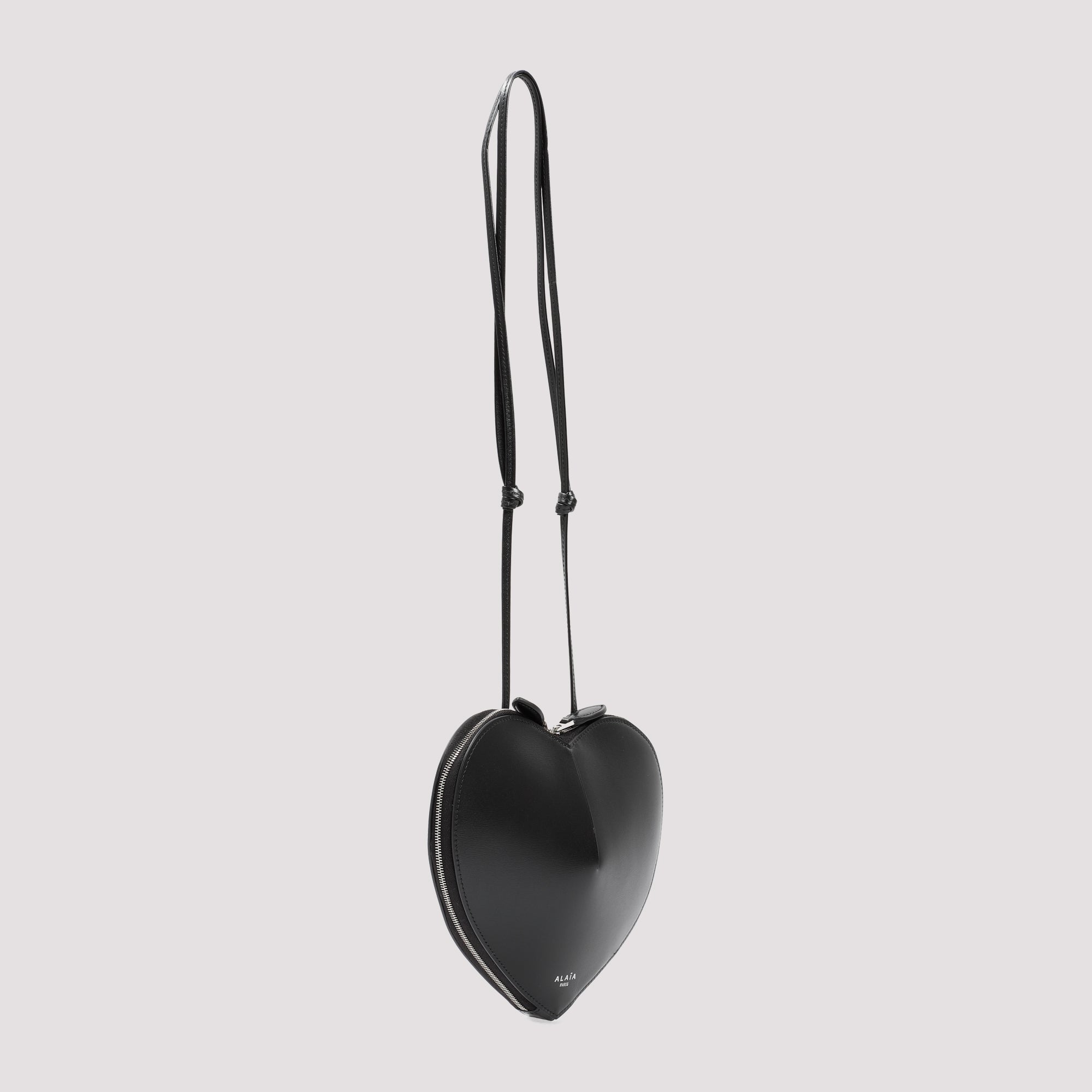 ALAÏA Mini Heart-Shaped Leather Handbag