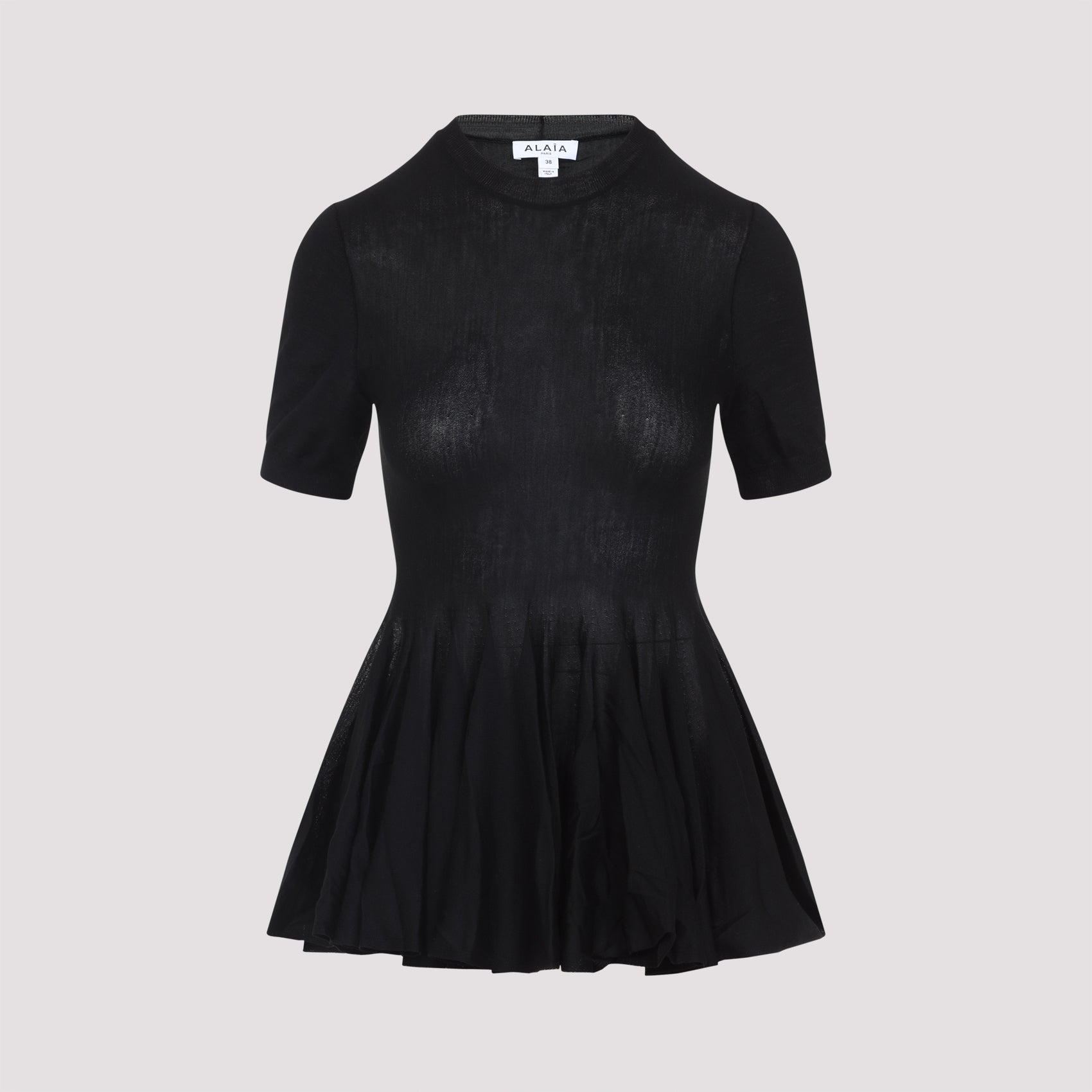 ALAÏA Elegant Wool Top for Women - FW25
