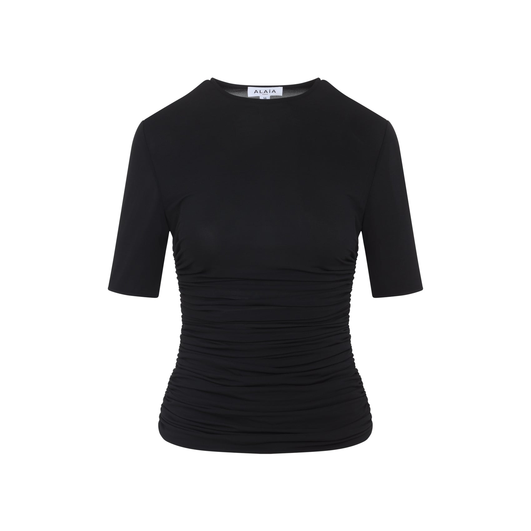 ALAÏA Classic Fit Women's Viscose Blend T-Shirt