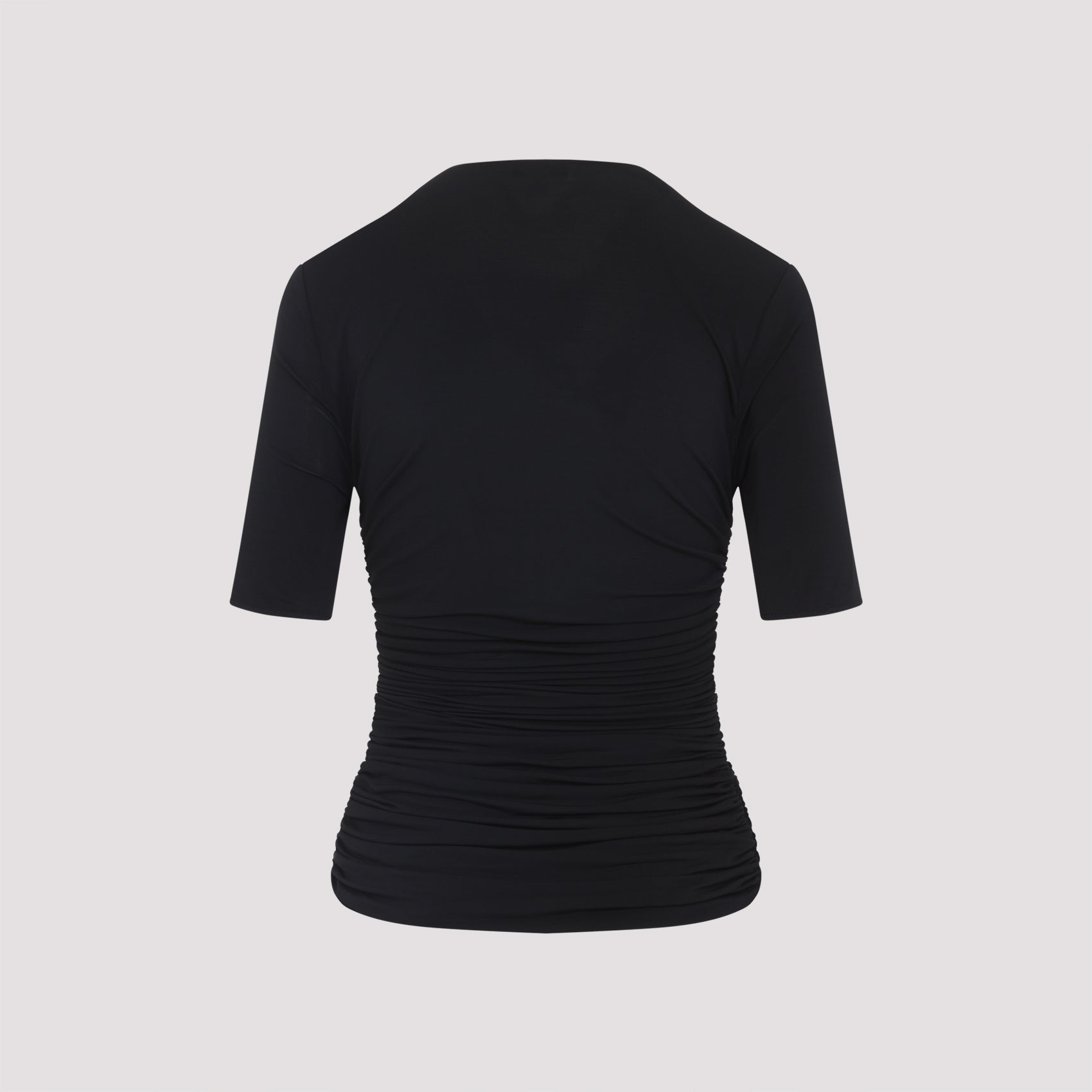 ALAÏA Classic Fit Women's Viscose Blend T-Shirt