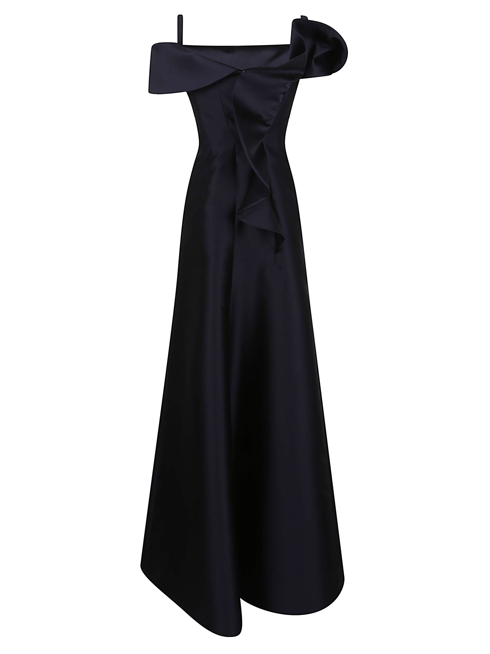 ALBERTA FERRETTI Elegant Silk MIKADO Dress