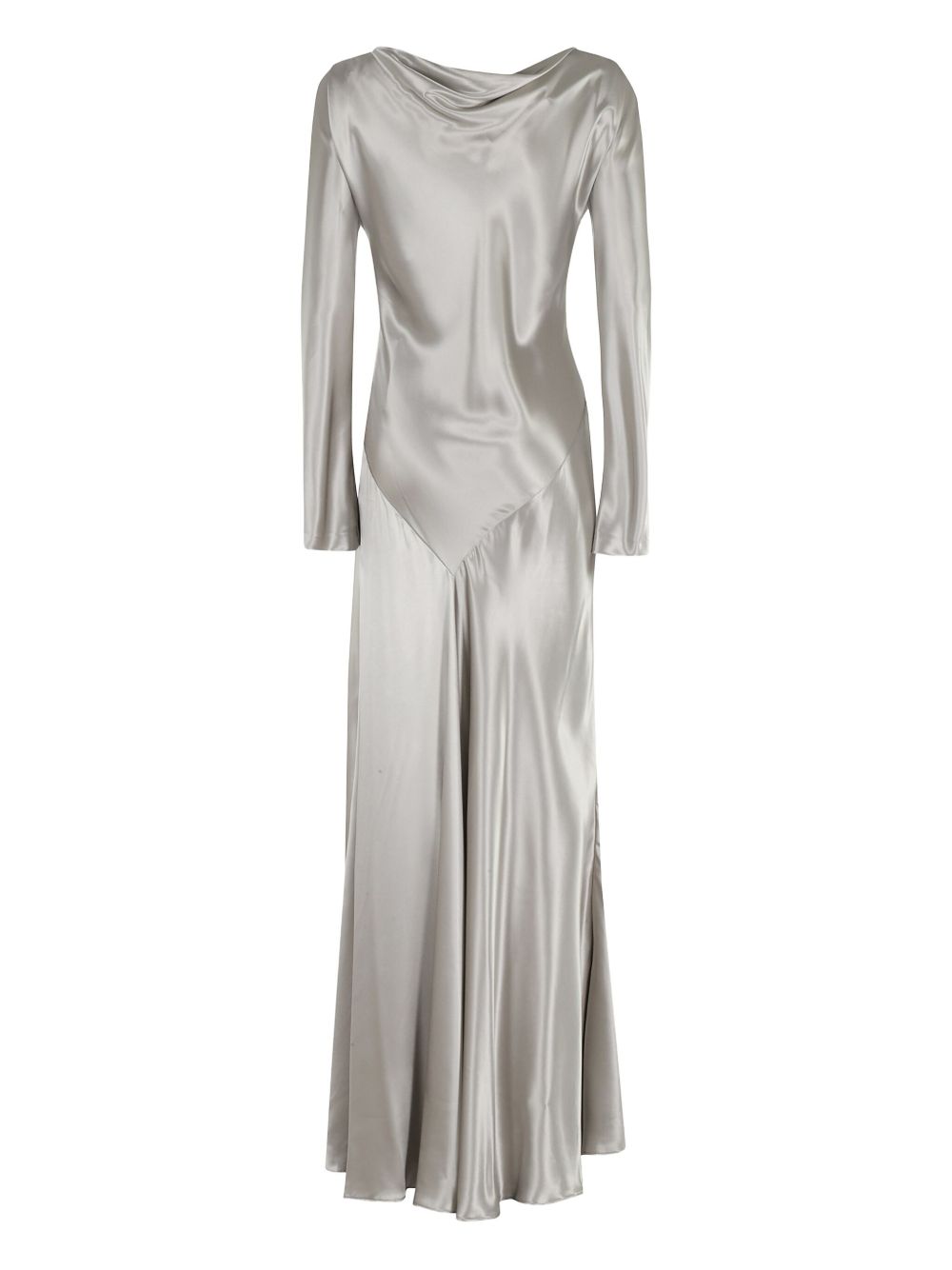 ALBERTA FERRETTI Long Satin Maxi Dress for Women