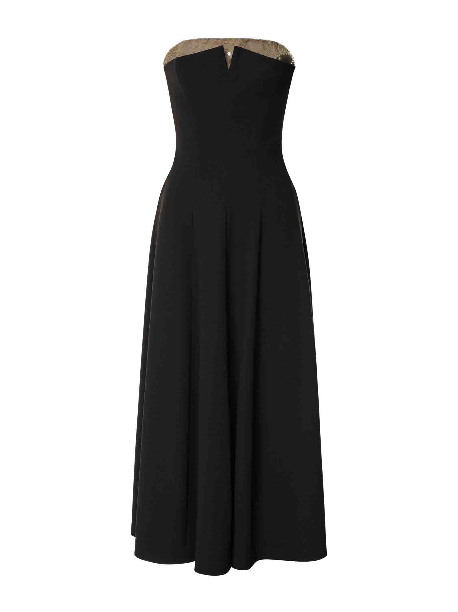 ALBERTA FERRETTI Elegant Bustier Midi Evening Dress for Women