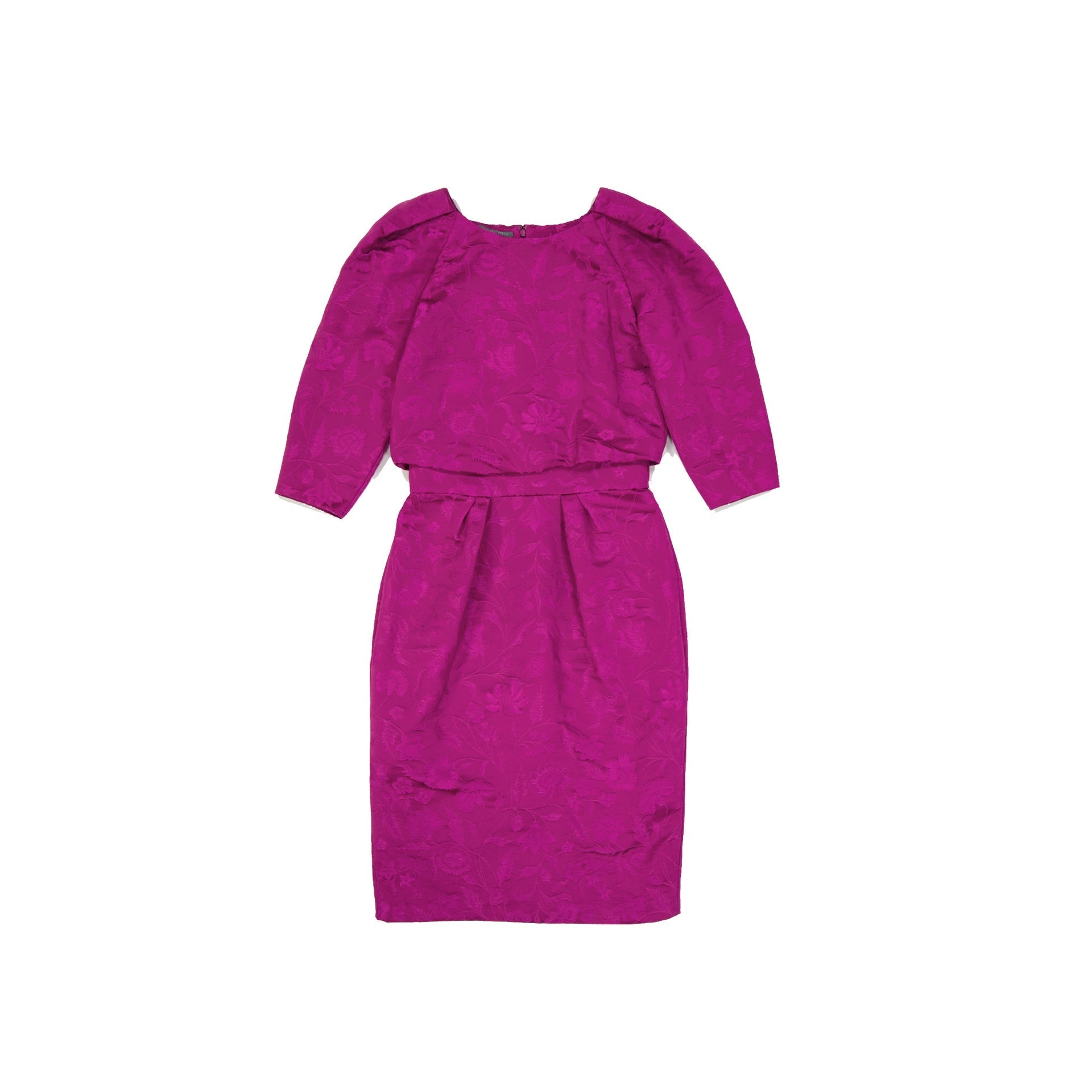 ALBERTA FERRETTI Knee Length Dress with Long Balloon Sleeves