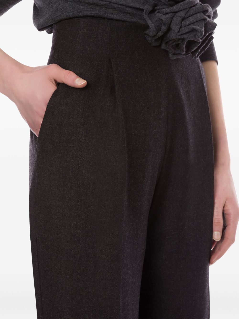 ALBERTA FERRETTI High-Waisted Trousers for Women
