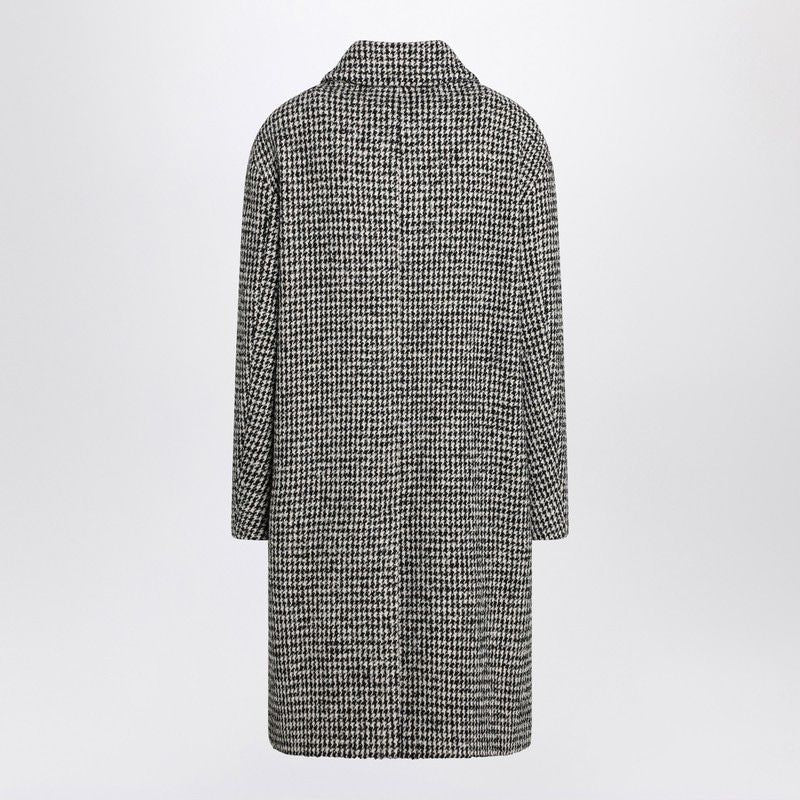 S MAX MARA Mini Houndstooth Double-Breasted Jacket