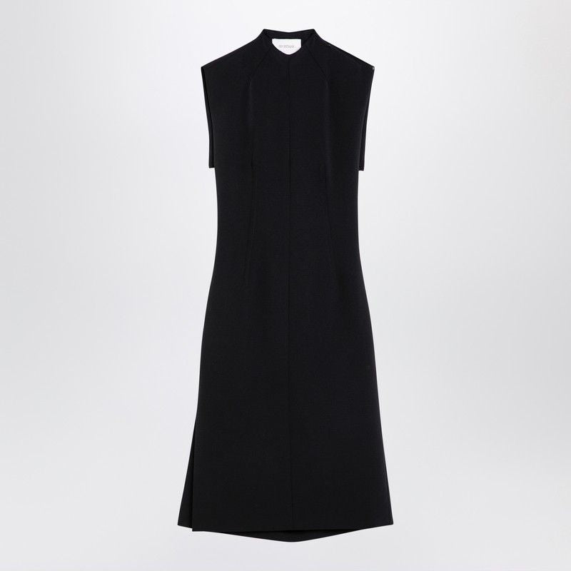 MAX MARA SPORTMAX Sleeveless Wool Blend Dress with Adjustable Back, Size: 4