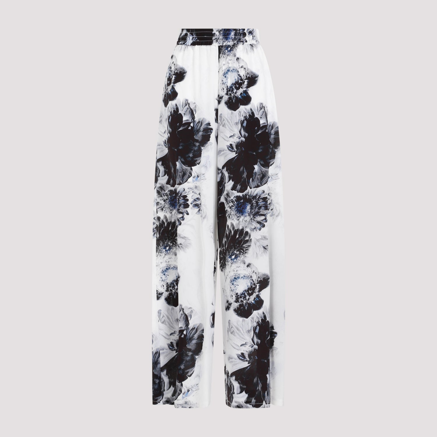 ALEXANDER MCQUEEN Luxurious High-Rise Silk Pants for Women