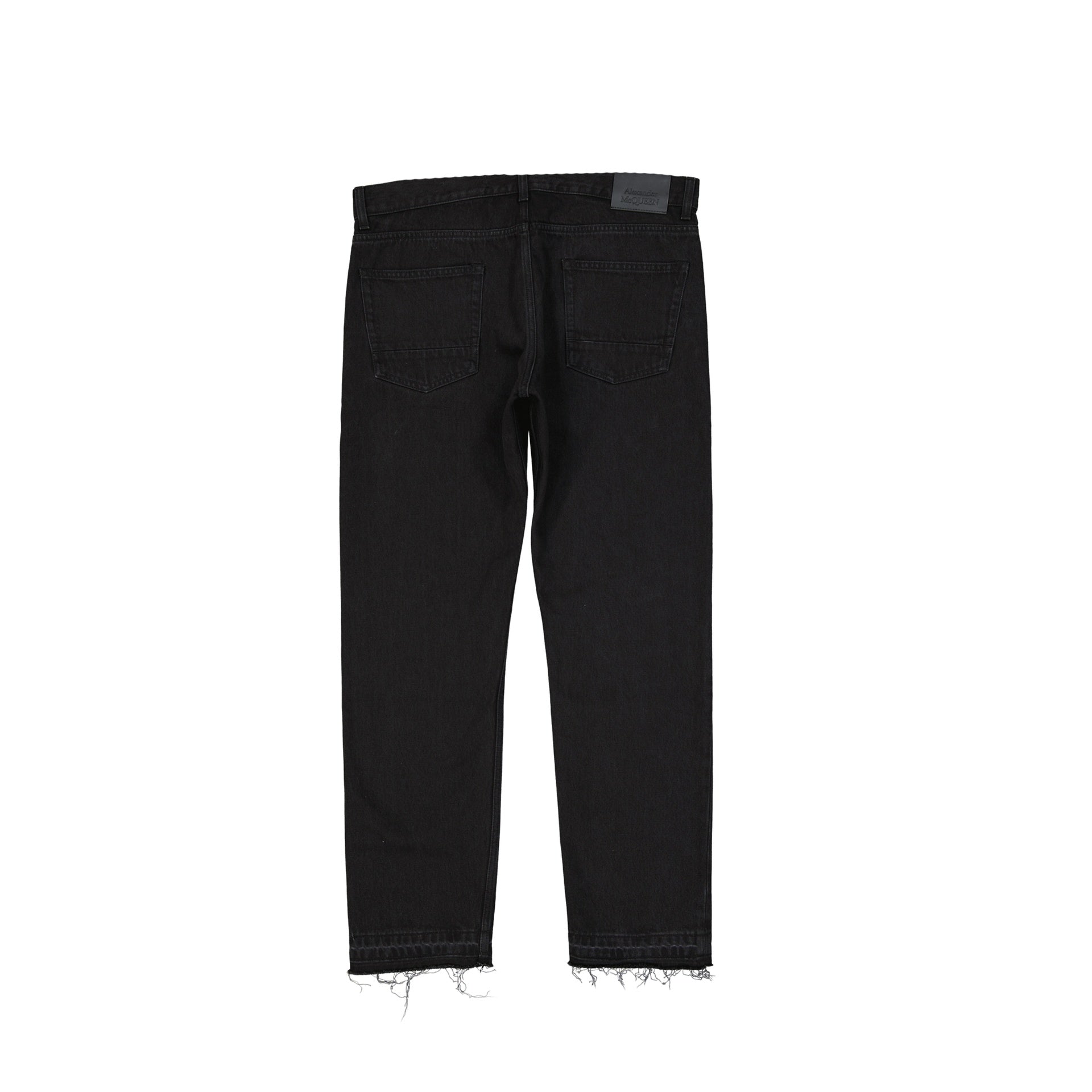 ALEXANDER MCQUEEN Sleek Cotton Denim Jeans