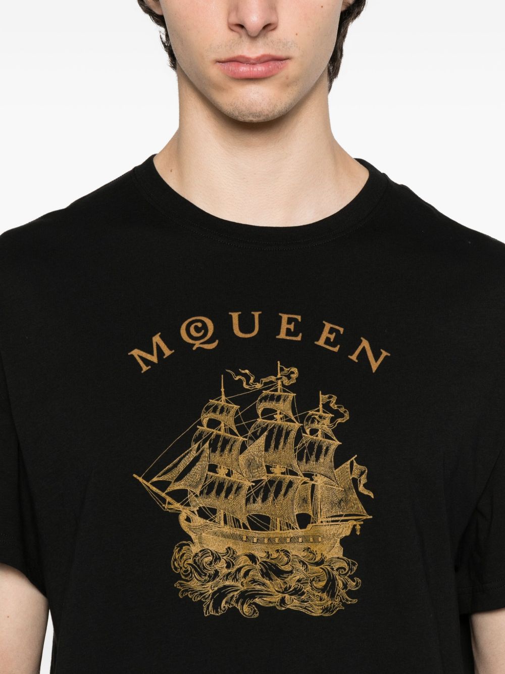 ALEXANDER MCQUEEN Stylish T-shirt E Polo for Men - FW25 Edition