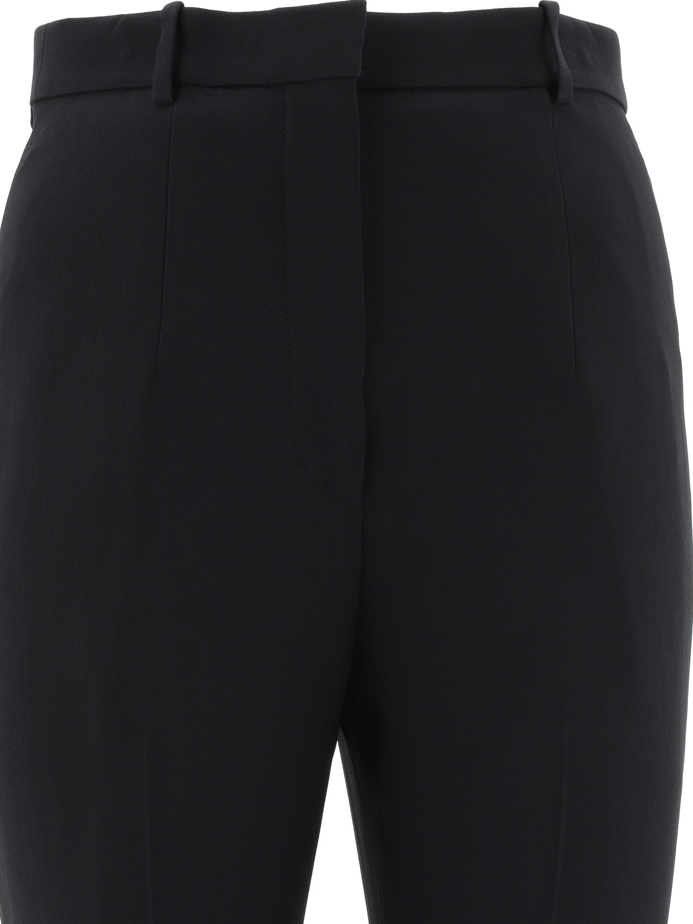 ALEXANDER MCQUEEN High Waist Cigarette Trousers for Women
