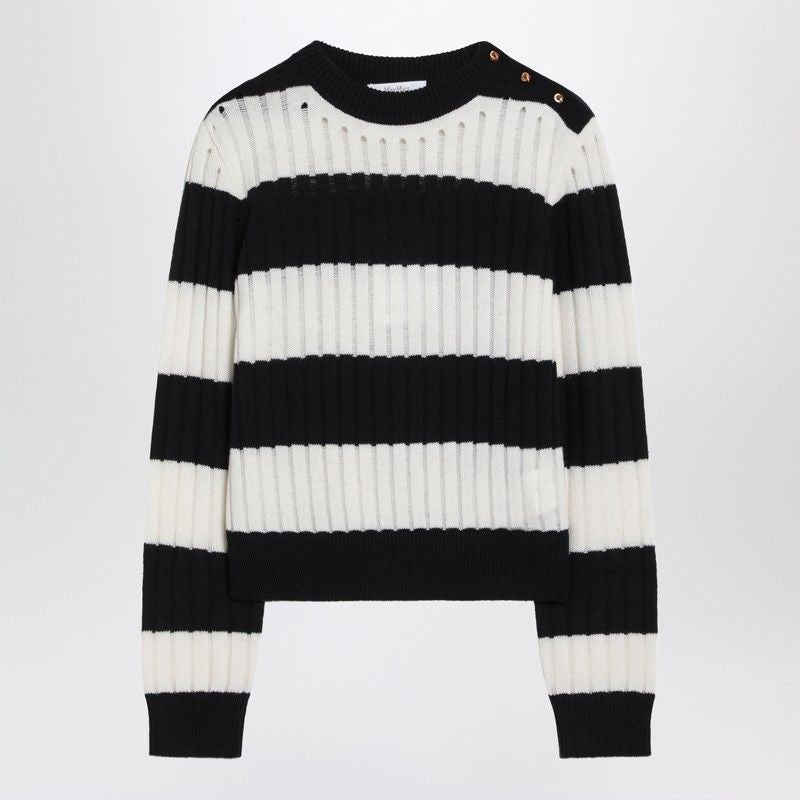 MAX MARA Striped Crop Sweater for Women