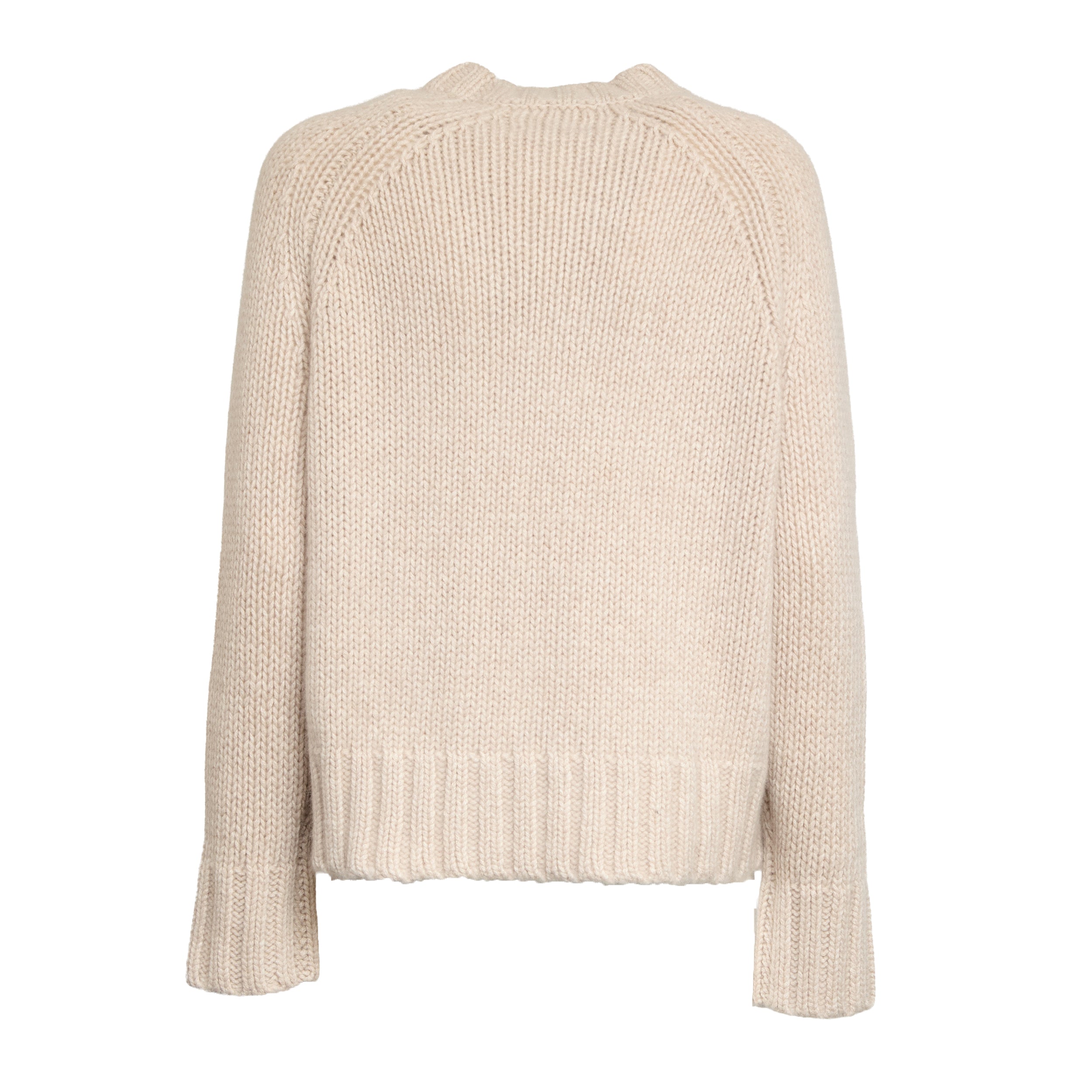 ALLUDE Women's Comfortable Crew Neck Sweater for FW25