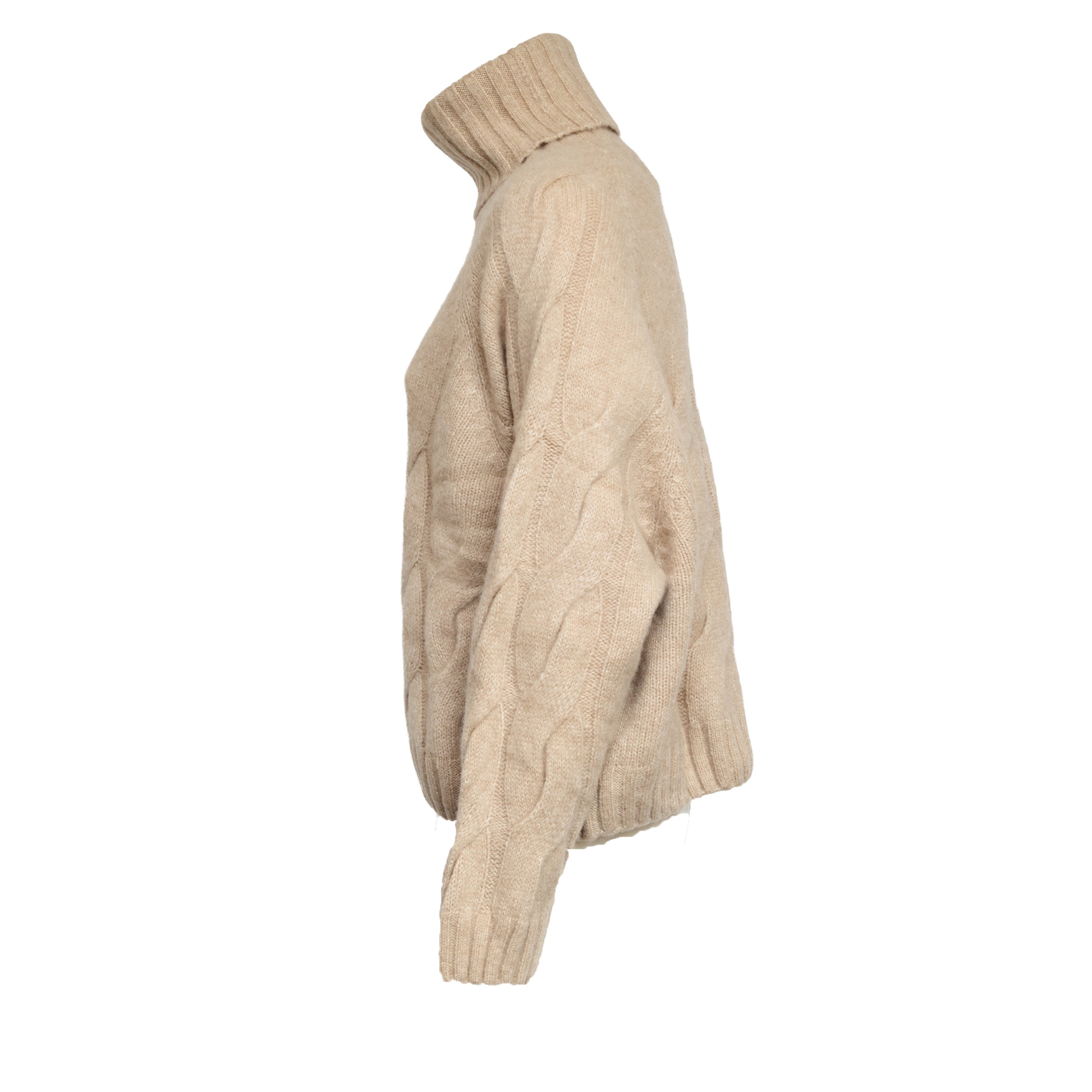 ALLUDE Cozy Oversized Turtleneck Sweater