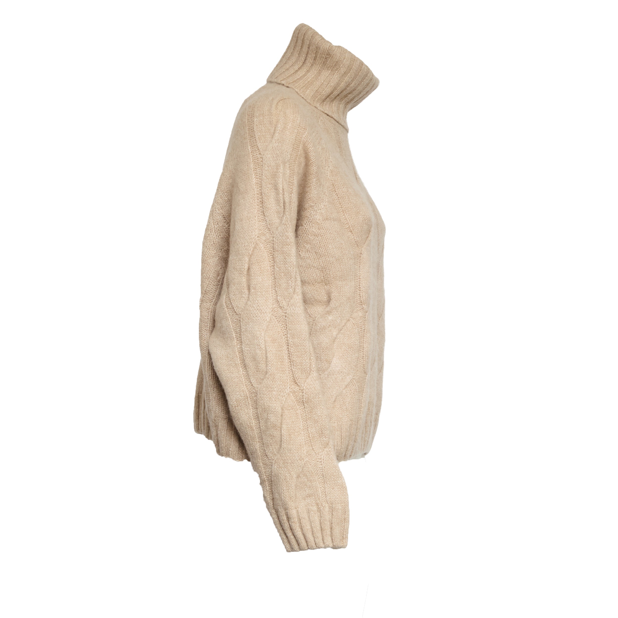 ALLUDE Cozy Oversized Turtleneck Sweater