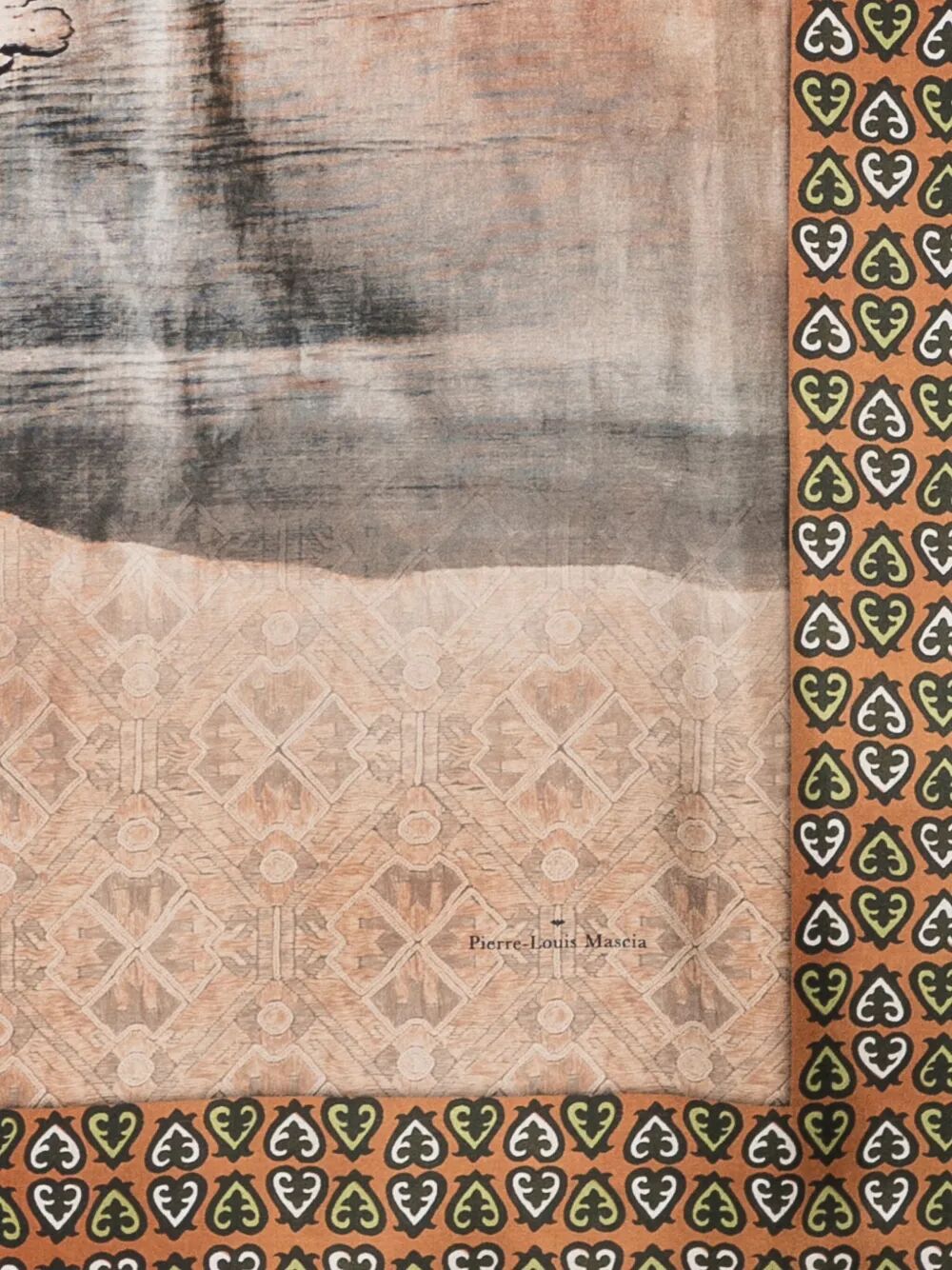 PIERRE LOUIS MASCIA Luxurious Silk & Cashmere Scarf 135x195