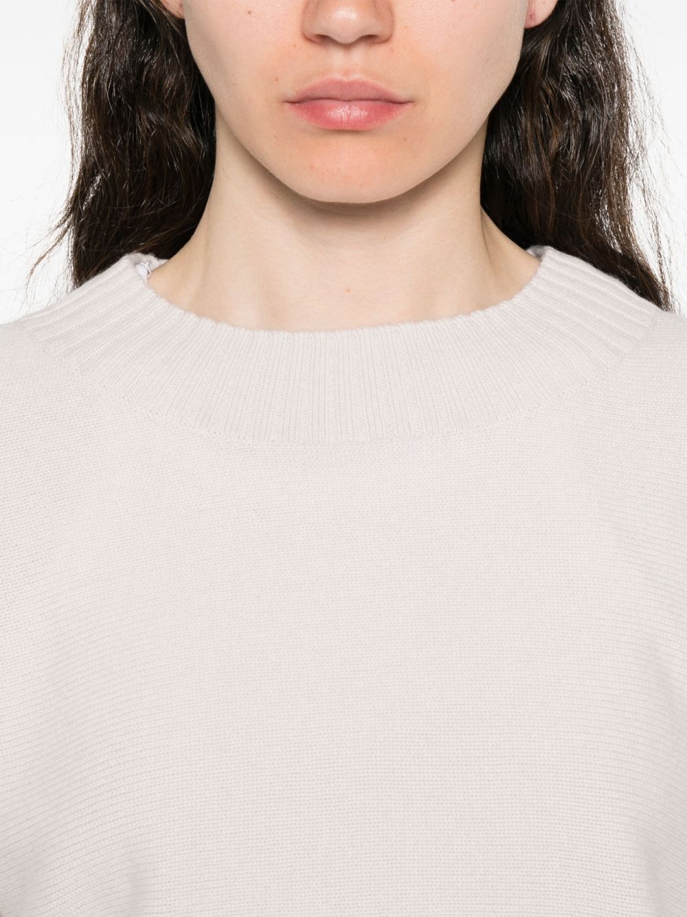 ALPHA STUDIO Fitted Wool Cashmere Sweater for Women