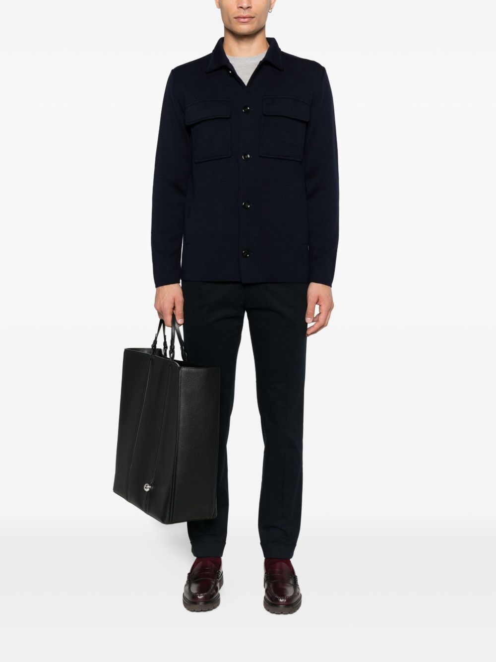 ALPHA STUDIO Luxury Blend Sweater for Men - Fall Winter 2025