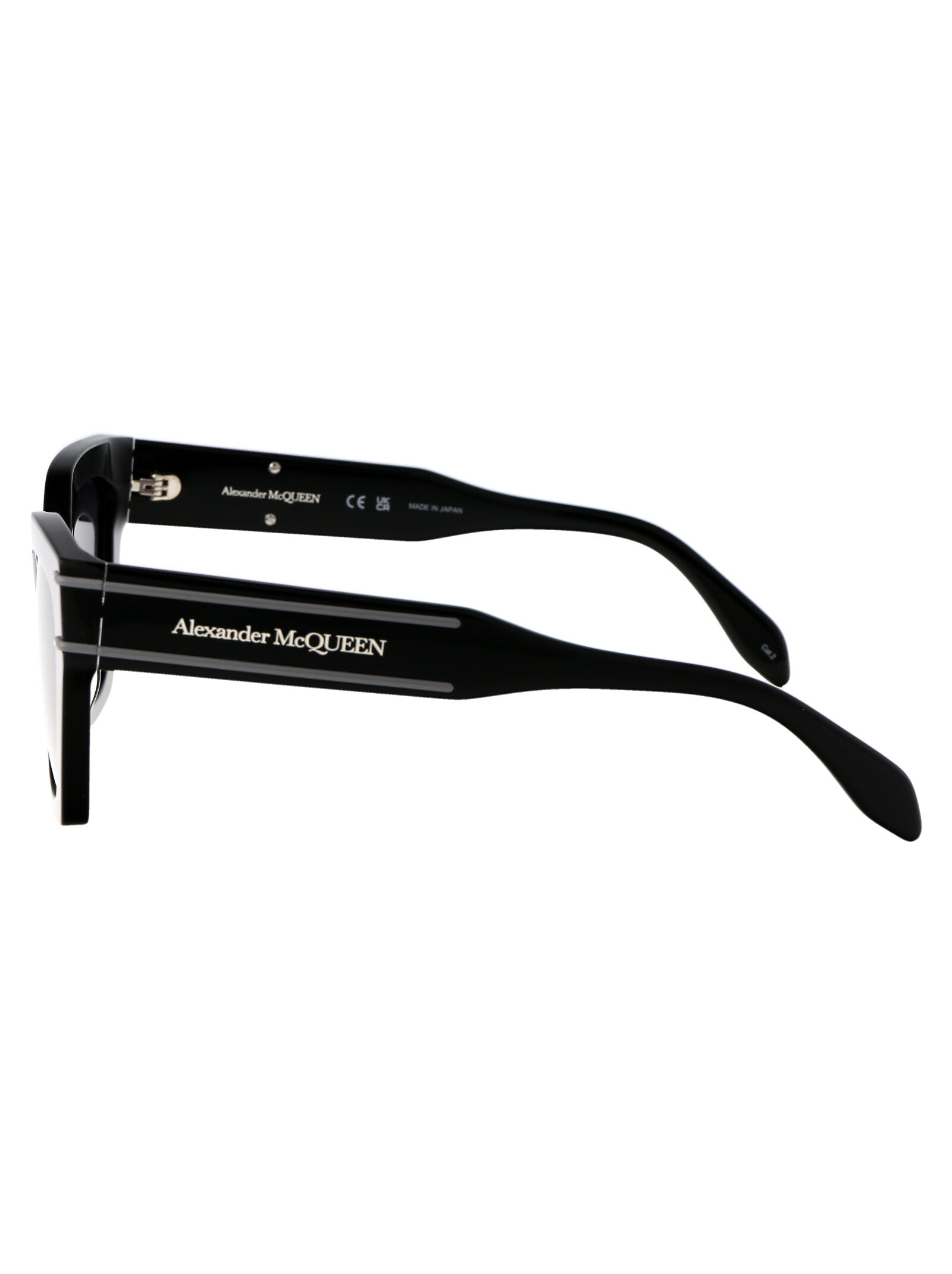 ALEXANDER MCQUEEN Acetate Black Women’s Sunglasses