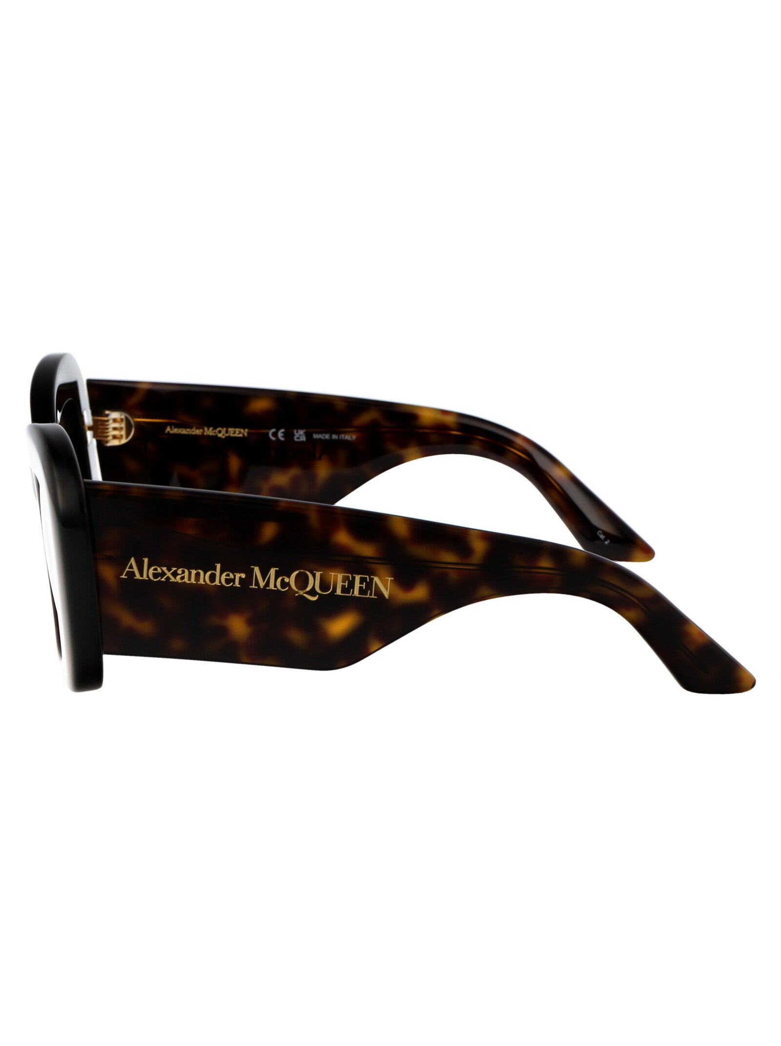 ALEXANDER MCQUEEN Acetate Havana Sunglasses