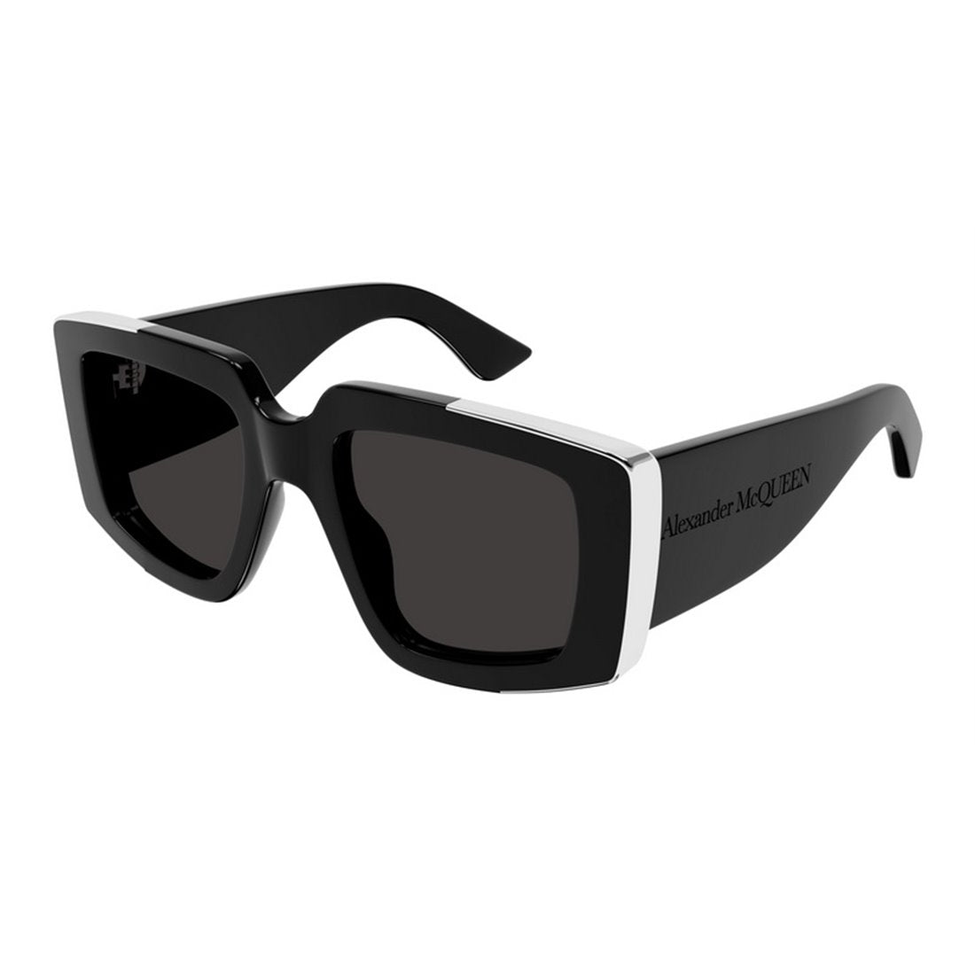 ALEXANDER MCQUEEN Acetate Black Sunglasses