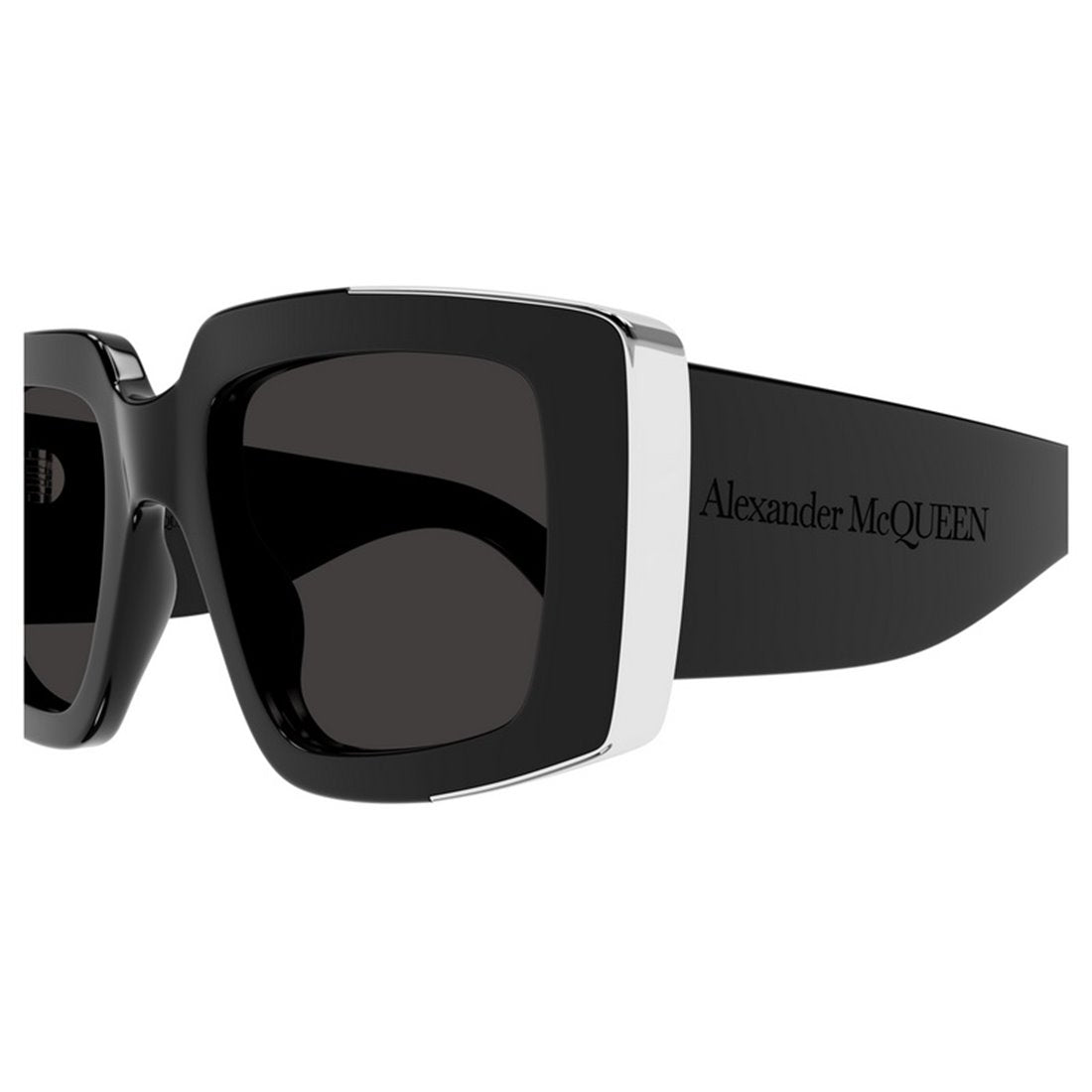 ALEXANDER MCQUEEN Acetate Black Sunglasses