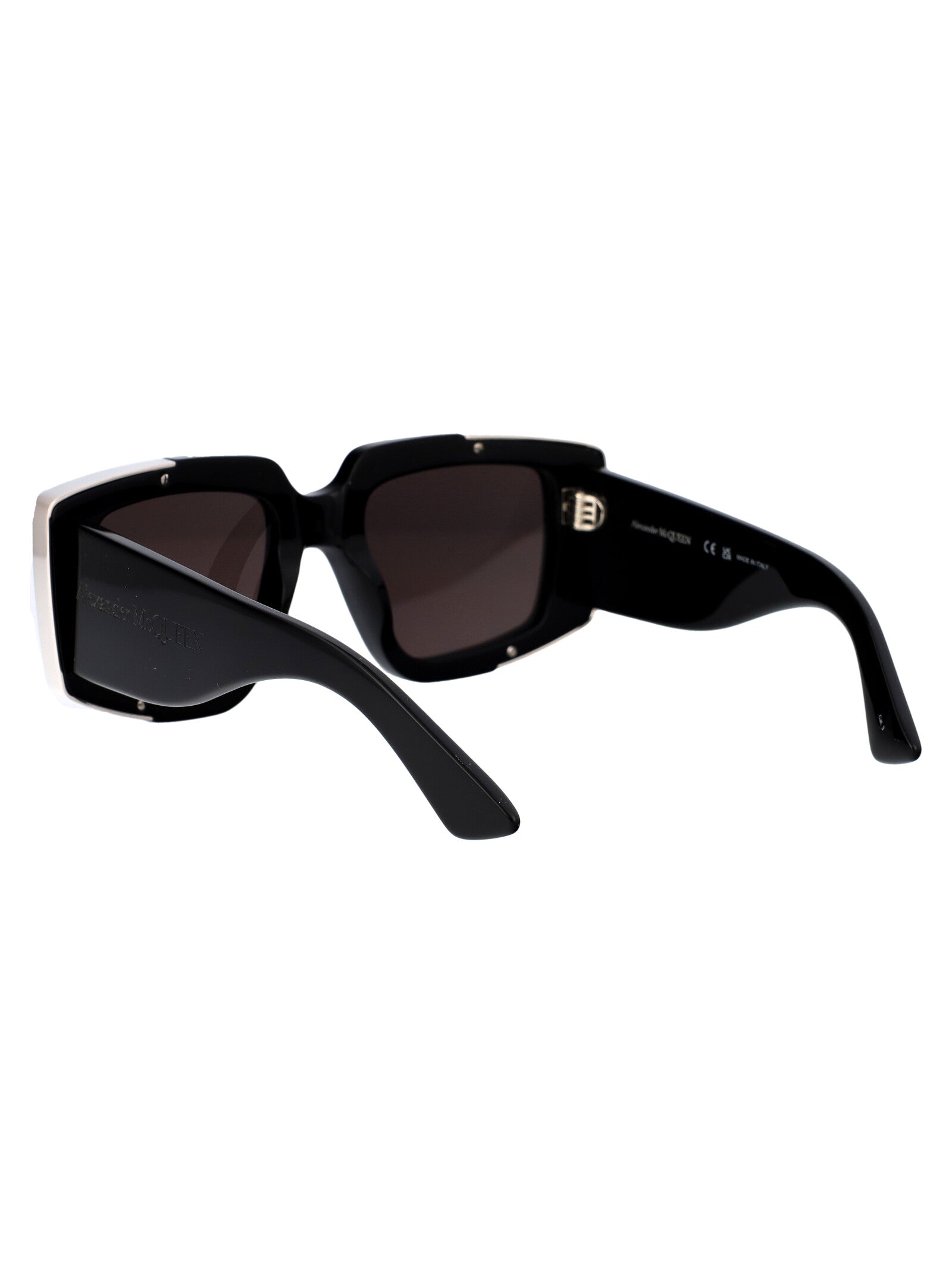 ALEXANDER MCQUEEN Acetate Black Sunglasses