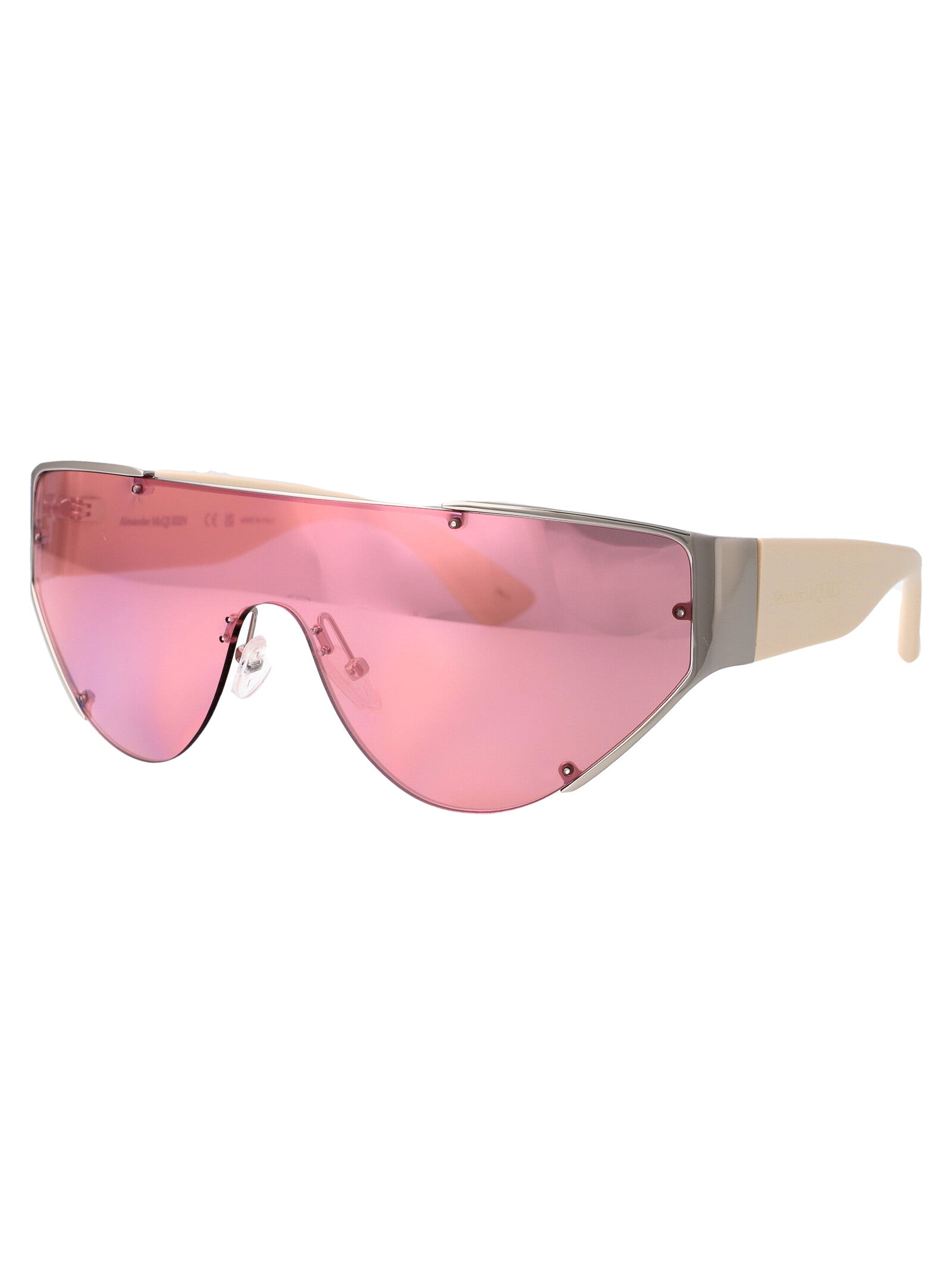 ALEXANDER MCQUEEN Metallic Glamour Sunglasses - Unisex