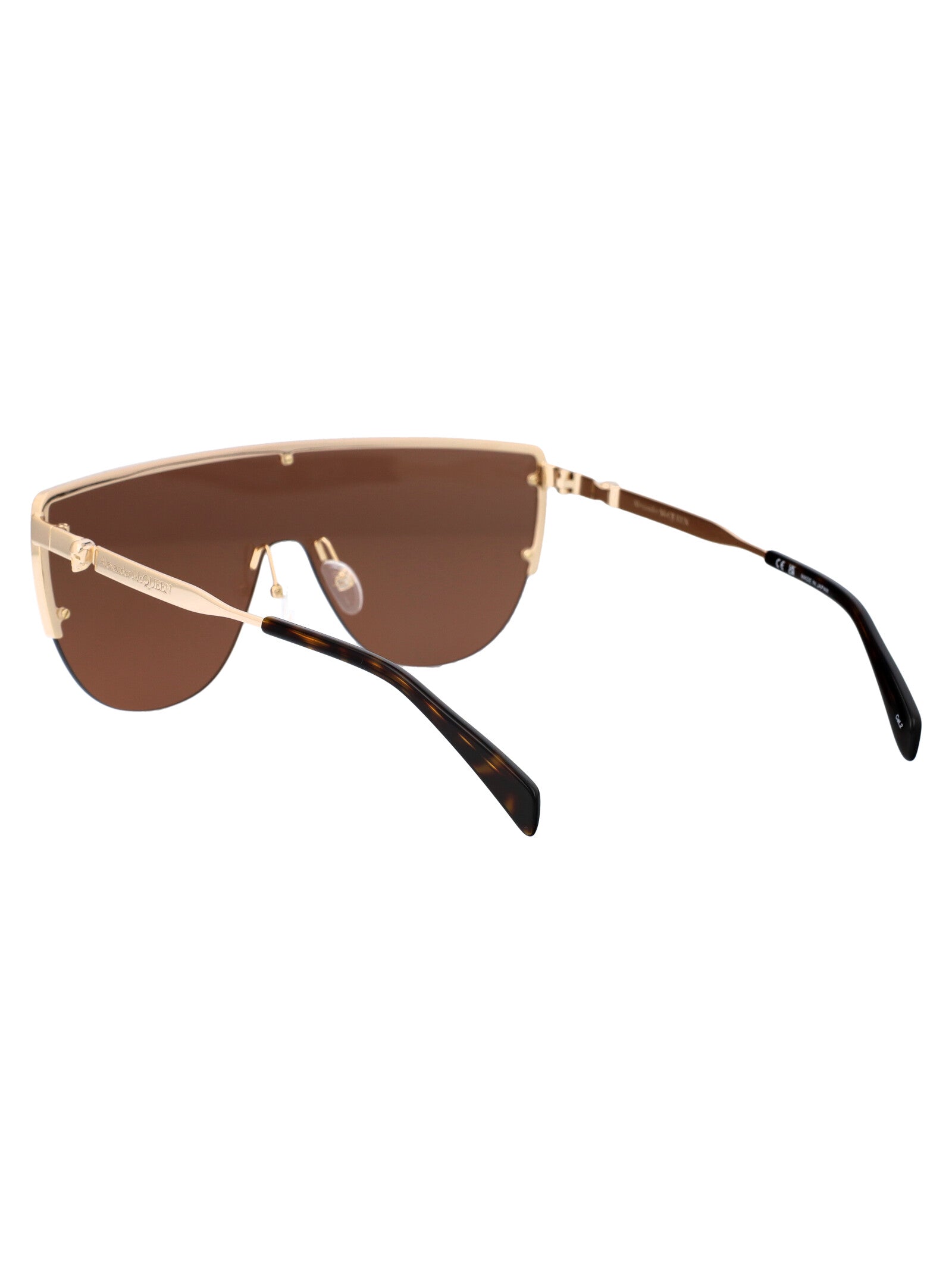 ALEXANDER MCQUEEN Chic Metal Sunglasses for Women - SS25 Collection