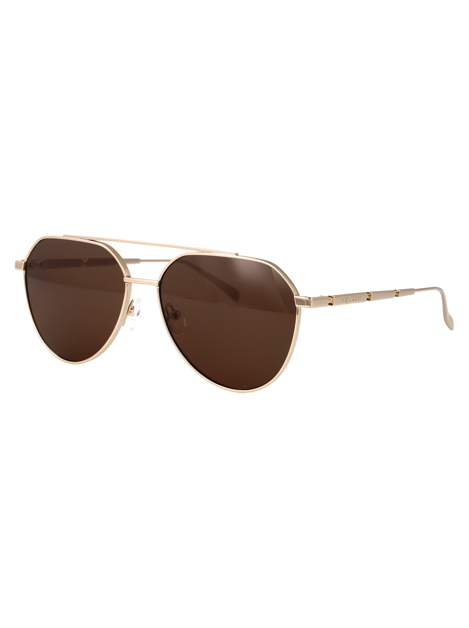 ALEXANDER MCQUEEN Metal Fashion Sunglasses for Women - SS25 Collection