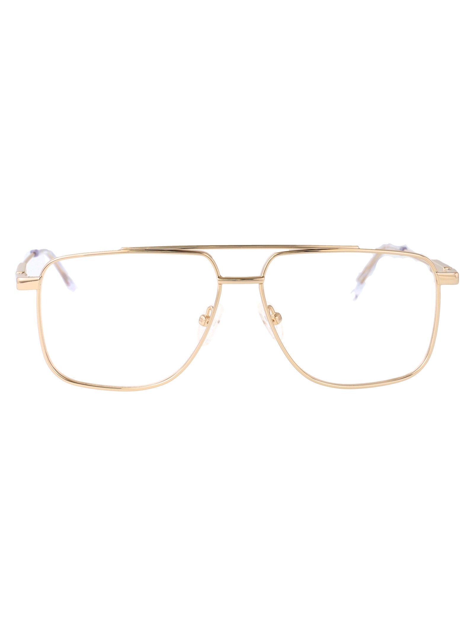 ALEXANDER MCQUEEN Elegant Metal Optical Glasses for All