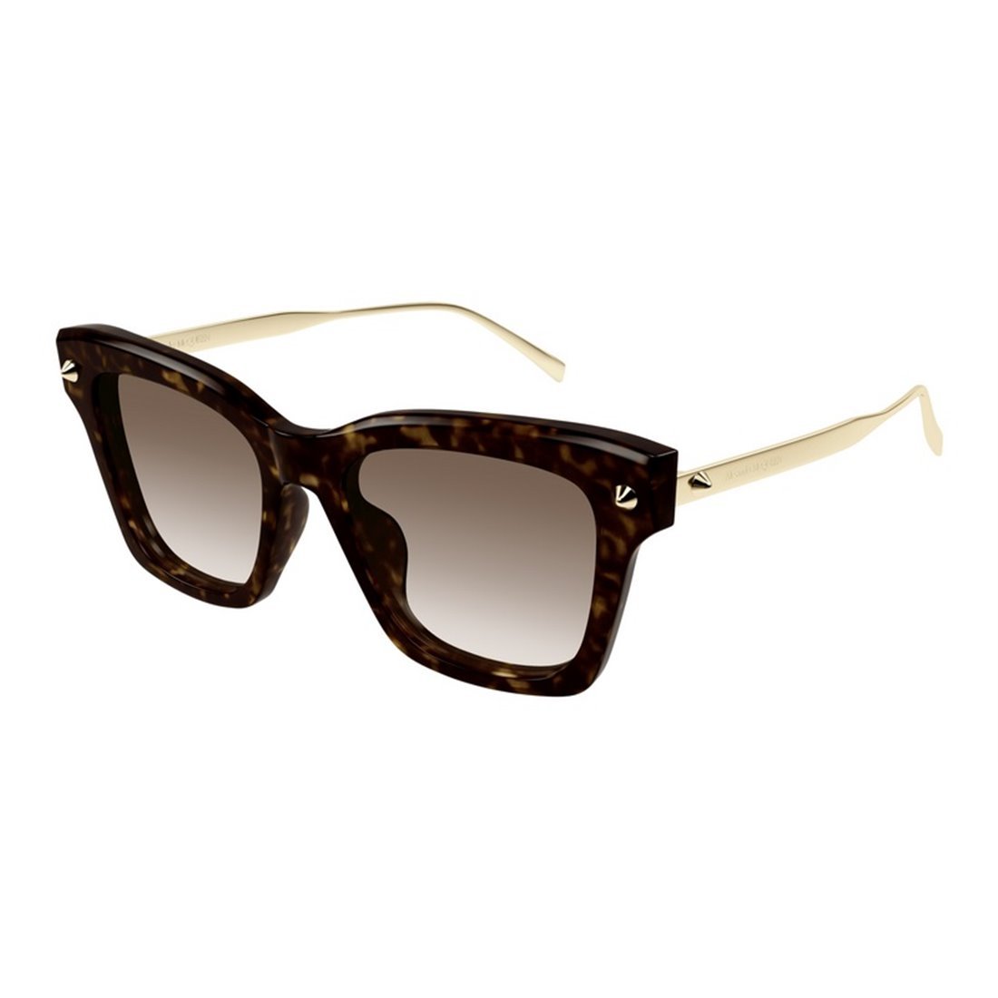 ALEXANDER MCQUEEN Stylish Women's Mini Sunglasses with Vintage Frame