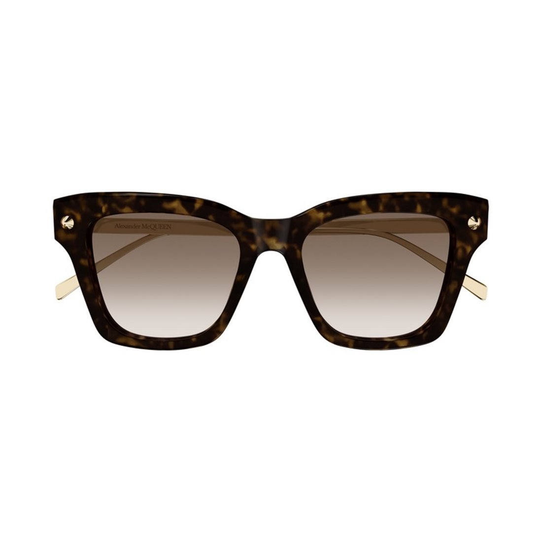 ALEXANDER MCQUEEN Stylish Women's Mini Sunglasses with Vintage Frame