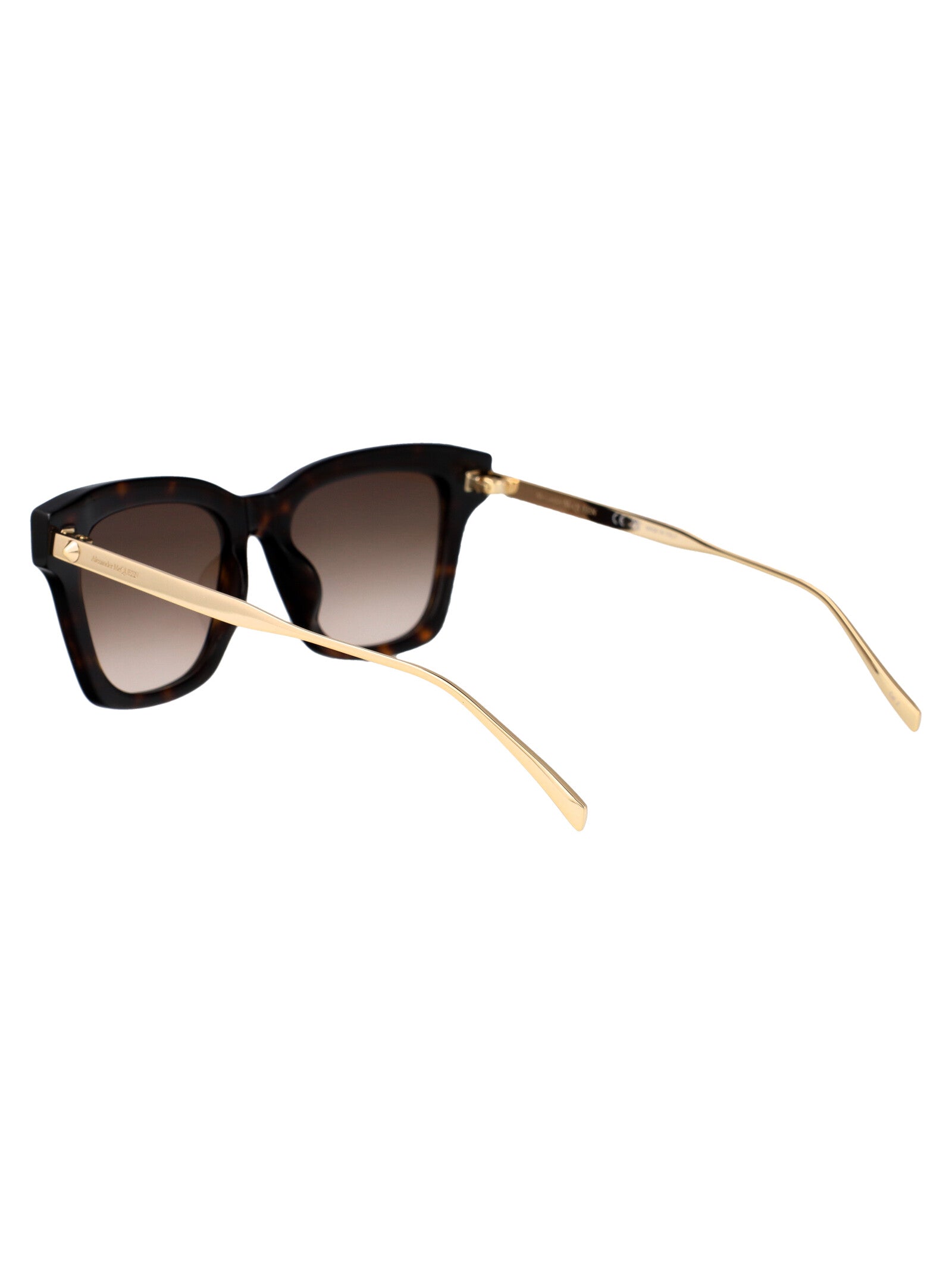 ALEXANDER MCQUEEN Stylish Women's Mini Sunglasses with Vintage Frame
