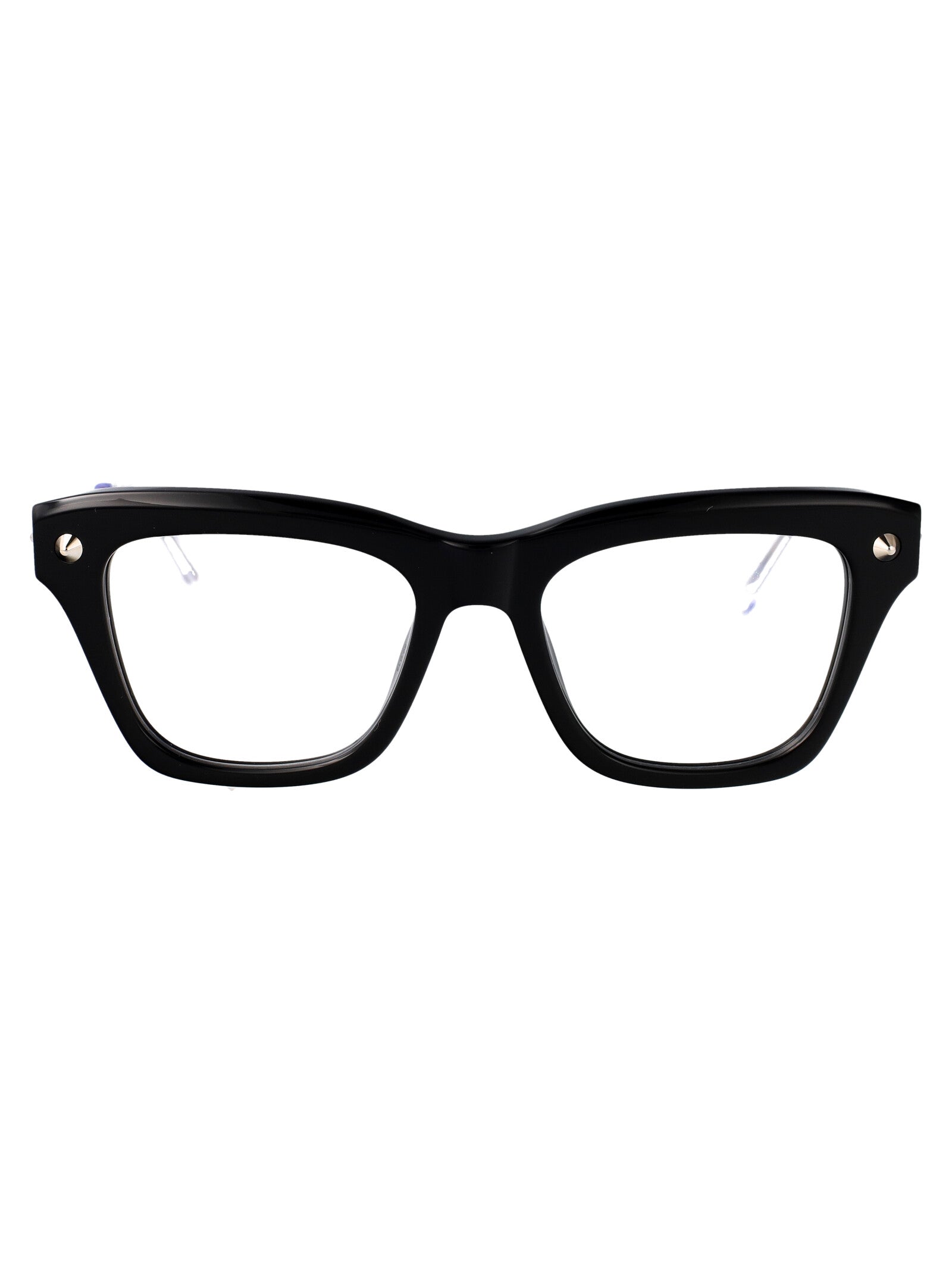 ALEXANDER MCQUEEN Metal Frame Optical Glasses for Women