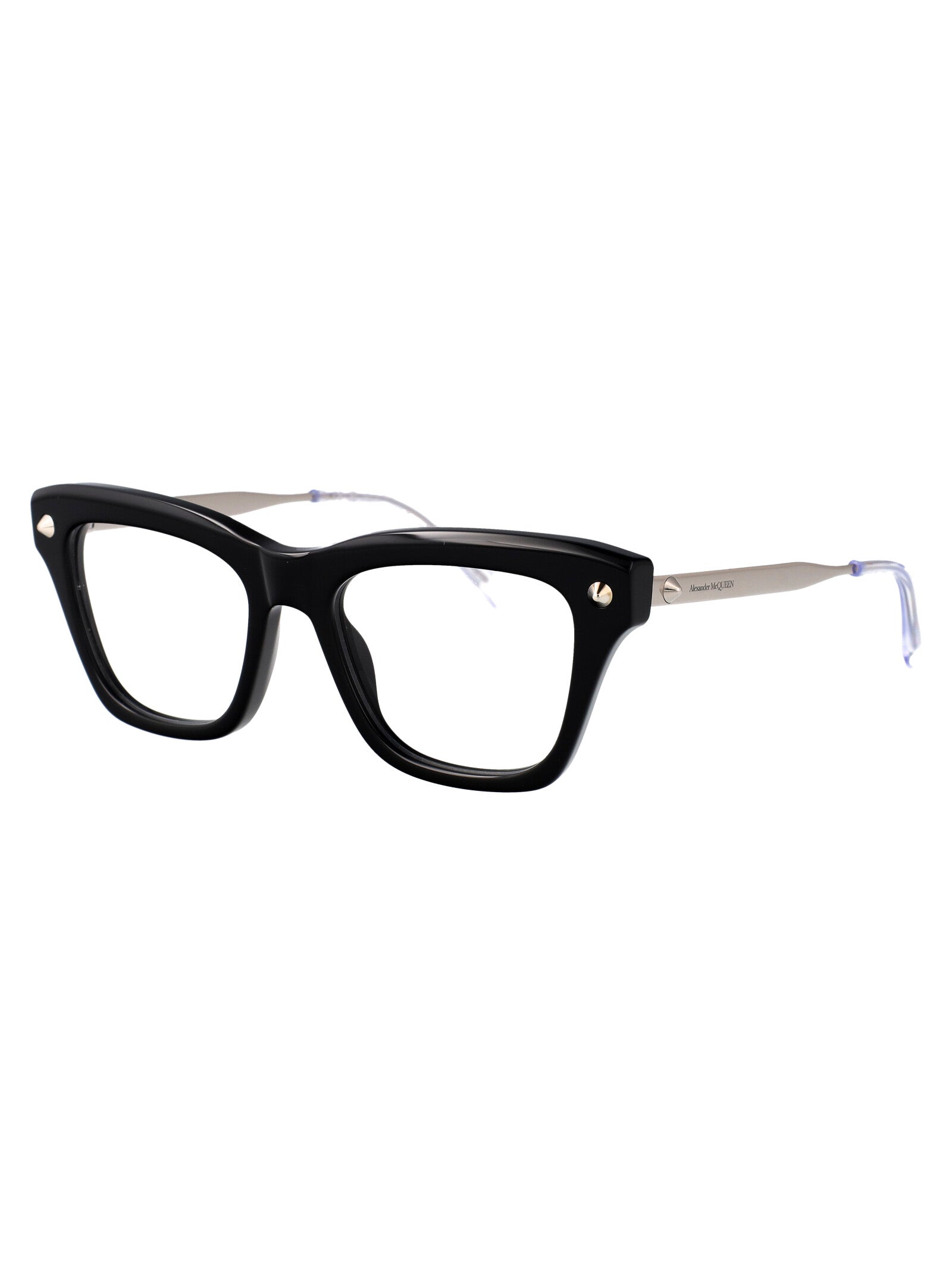 ALEXANDER MCQUEEN Metal Frame Optical Glasses for Women