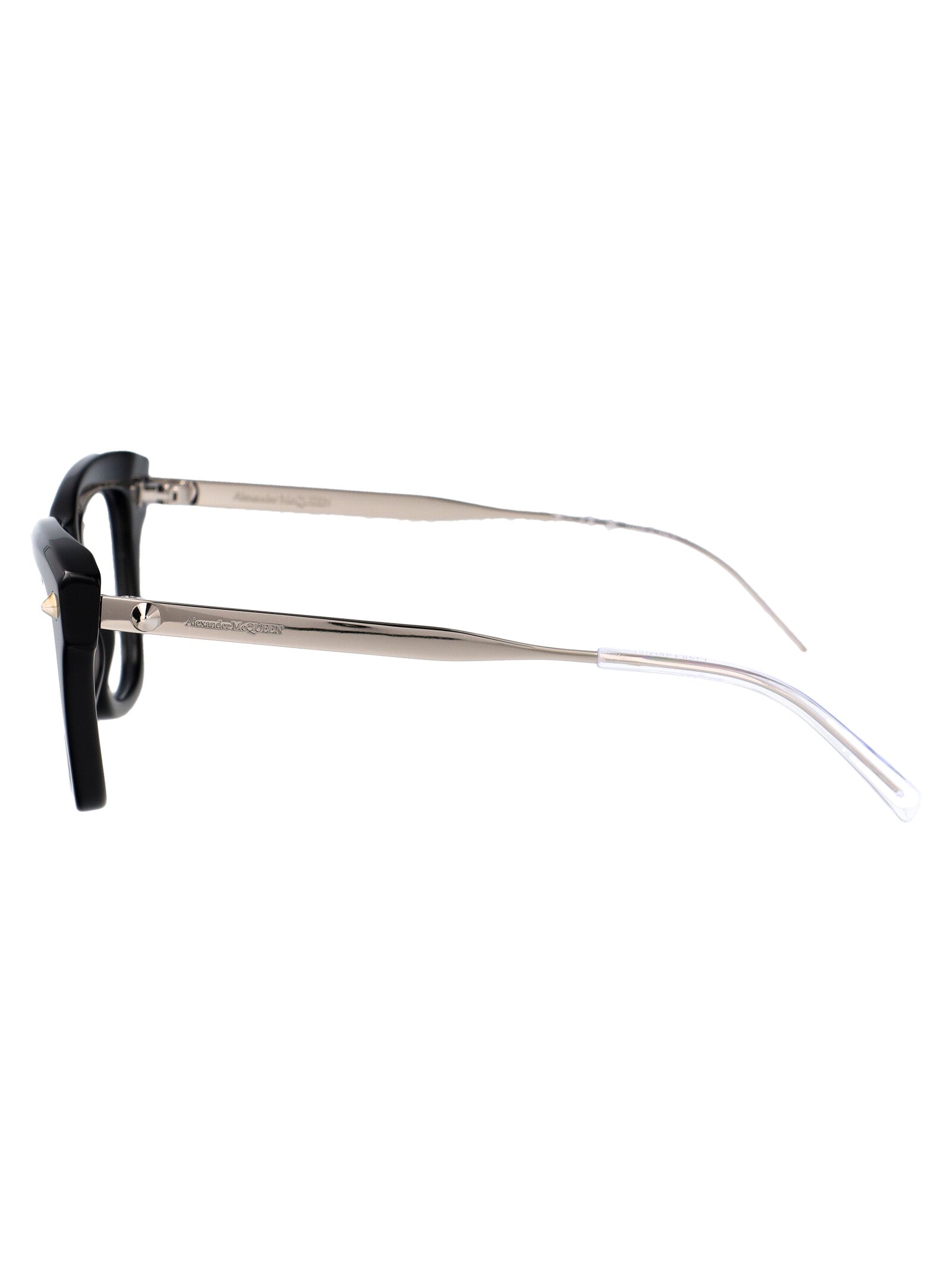 ALEXANDER MCQUEEN Metal Frame Optical Glasses for Women