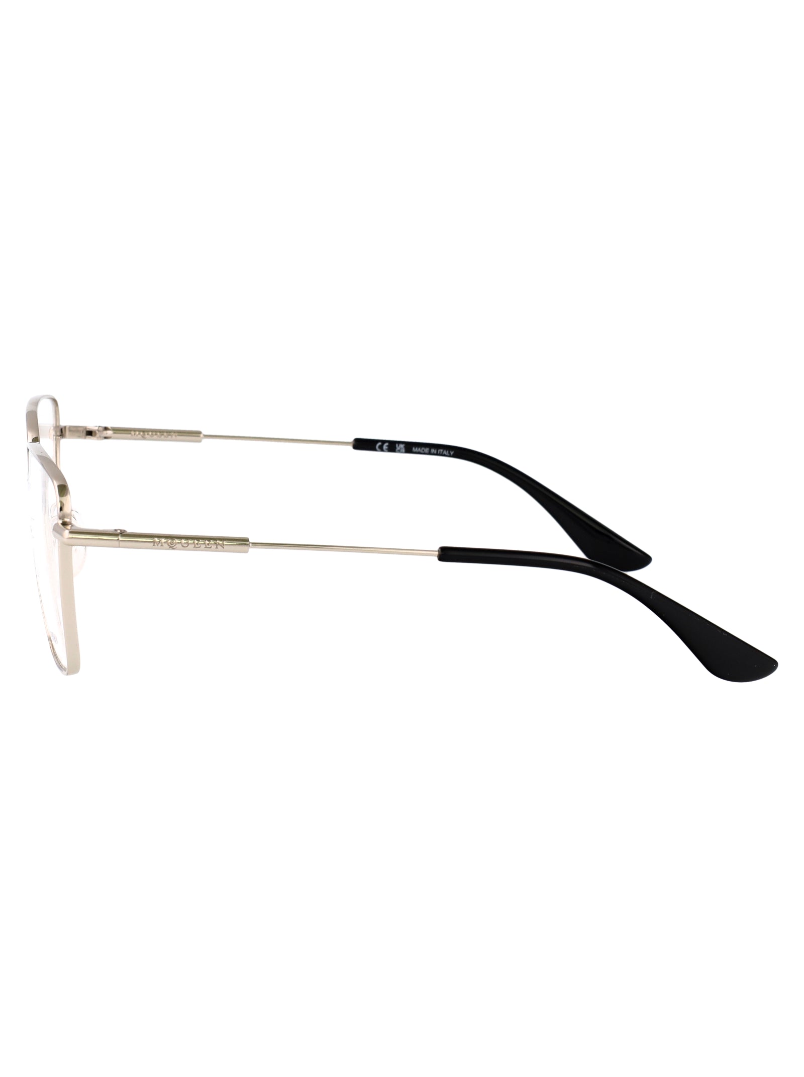 ALEXANDER MCQUEEN Metal Optical Glasses for Women - Stylish and Sleek