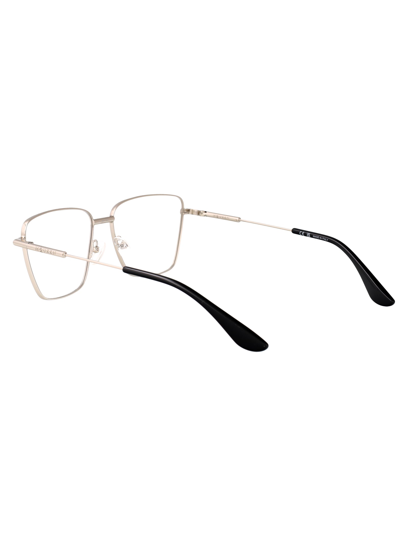 ALEXANDER MCQUEEN Metal Optical Glasses for Women - Stylish and Sleek