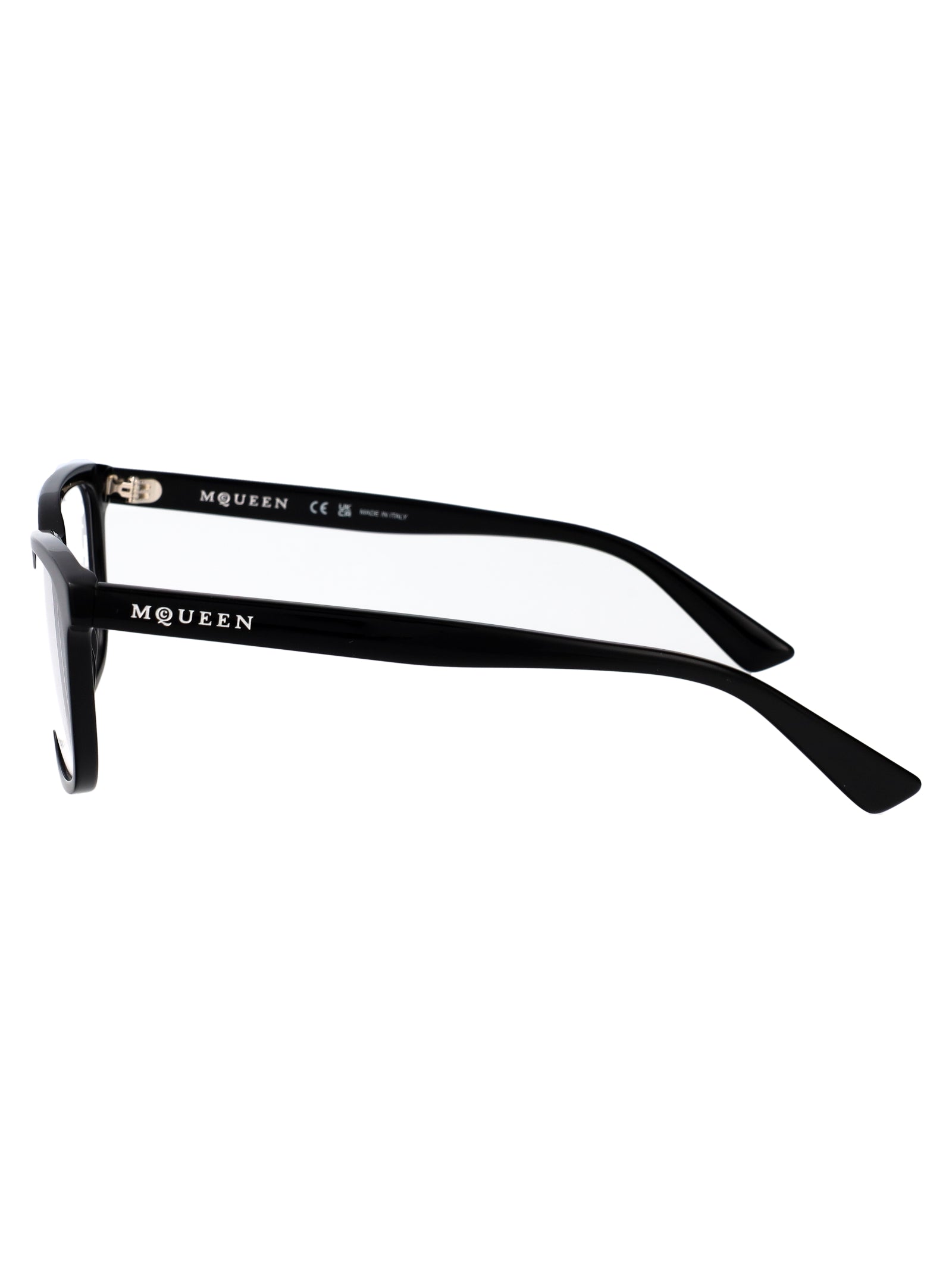 ALEXANDER MCQUEEN Recycled Acetate Optical Glasses for Men