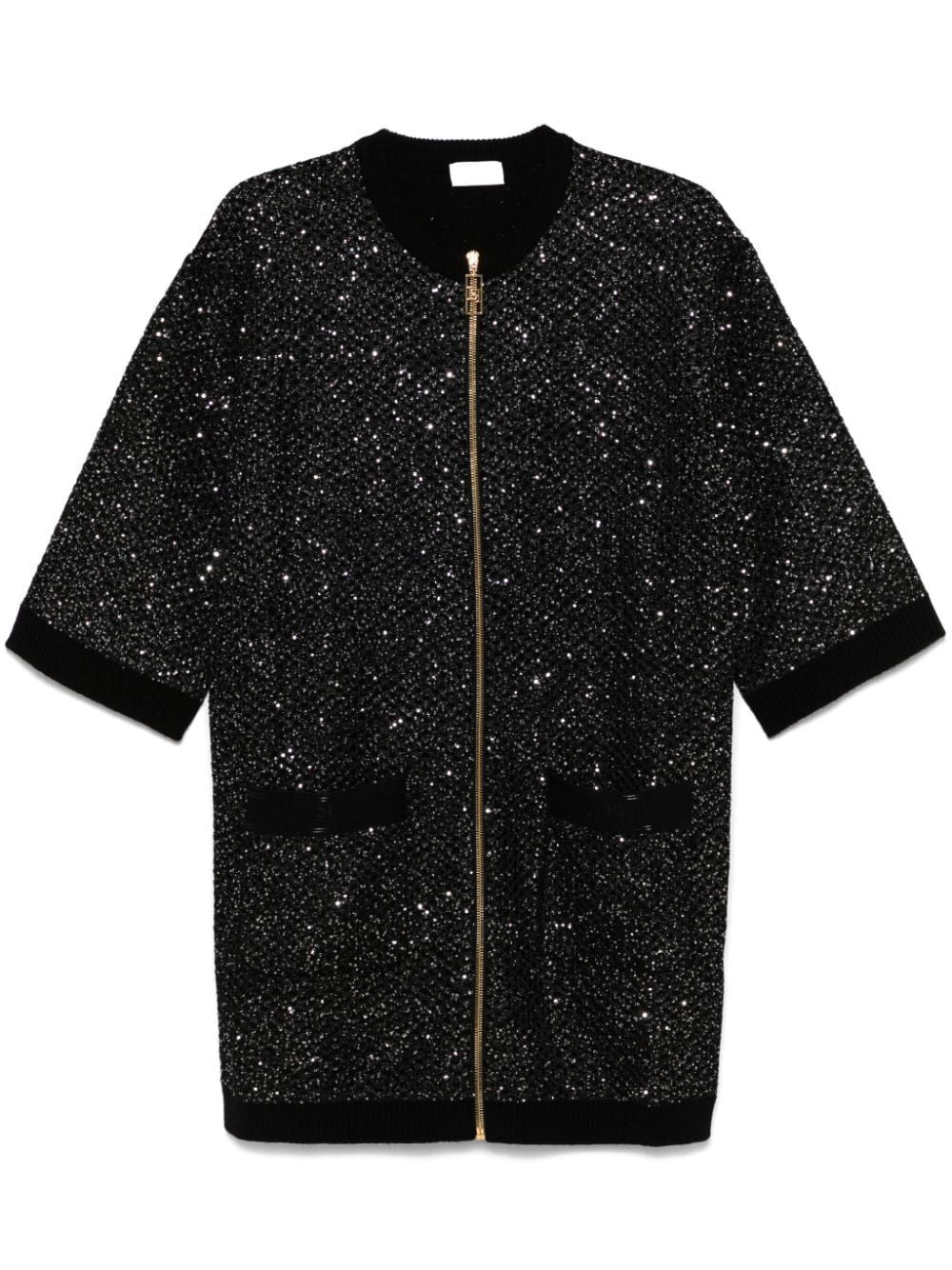 ELISABETTA FRANCHI Sequin Embellished Mini Dress - Women’s Fashion for FW24