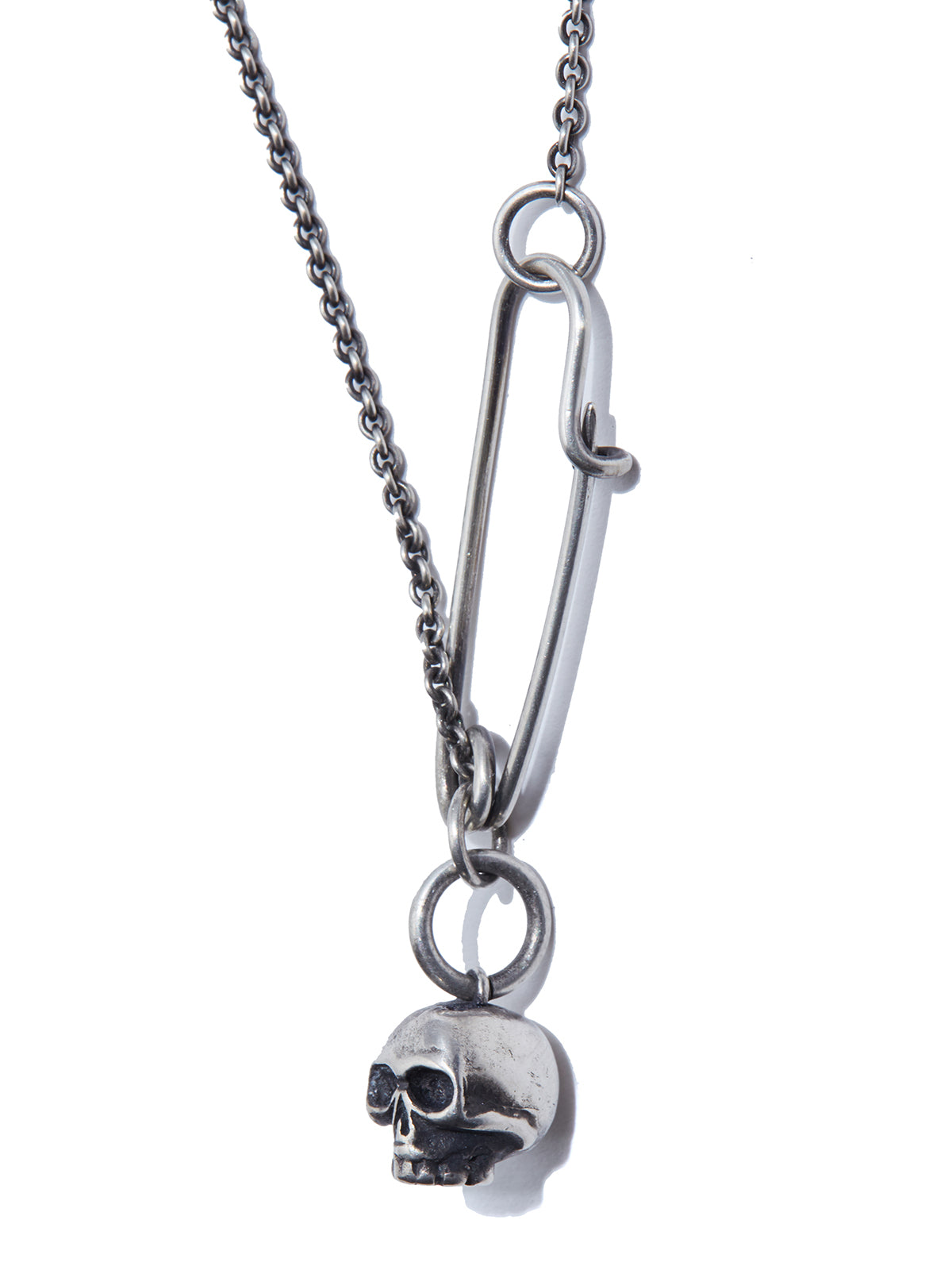 WERKSTATT:MUNCHEN Silver Pendant Necklace for Men