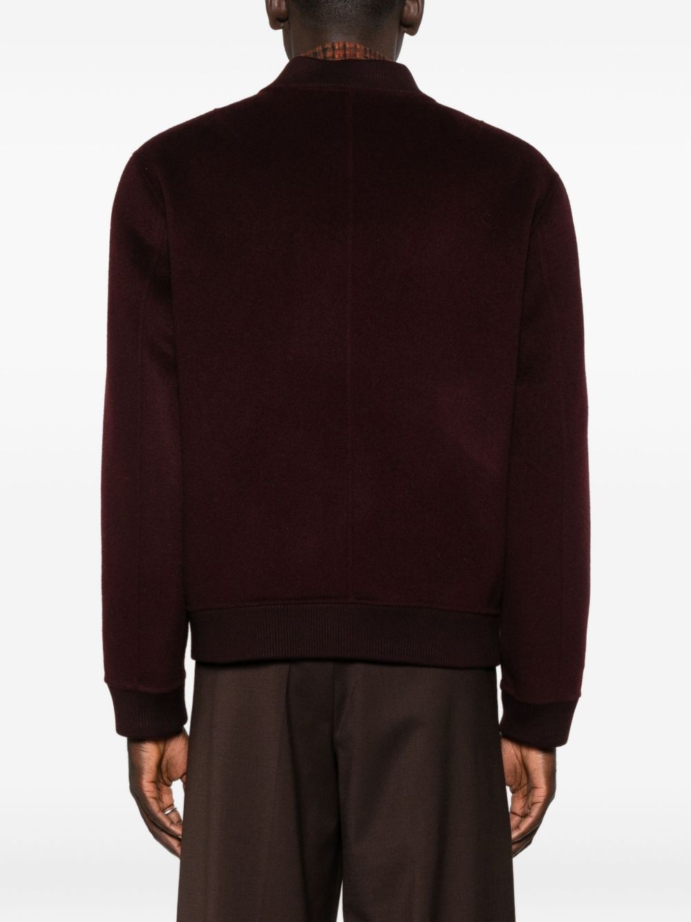 AMARANTO Modern Fit Purple Jacket for Men