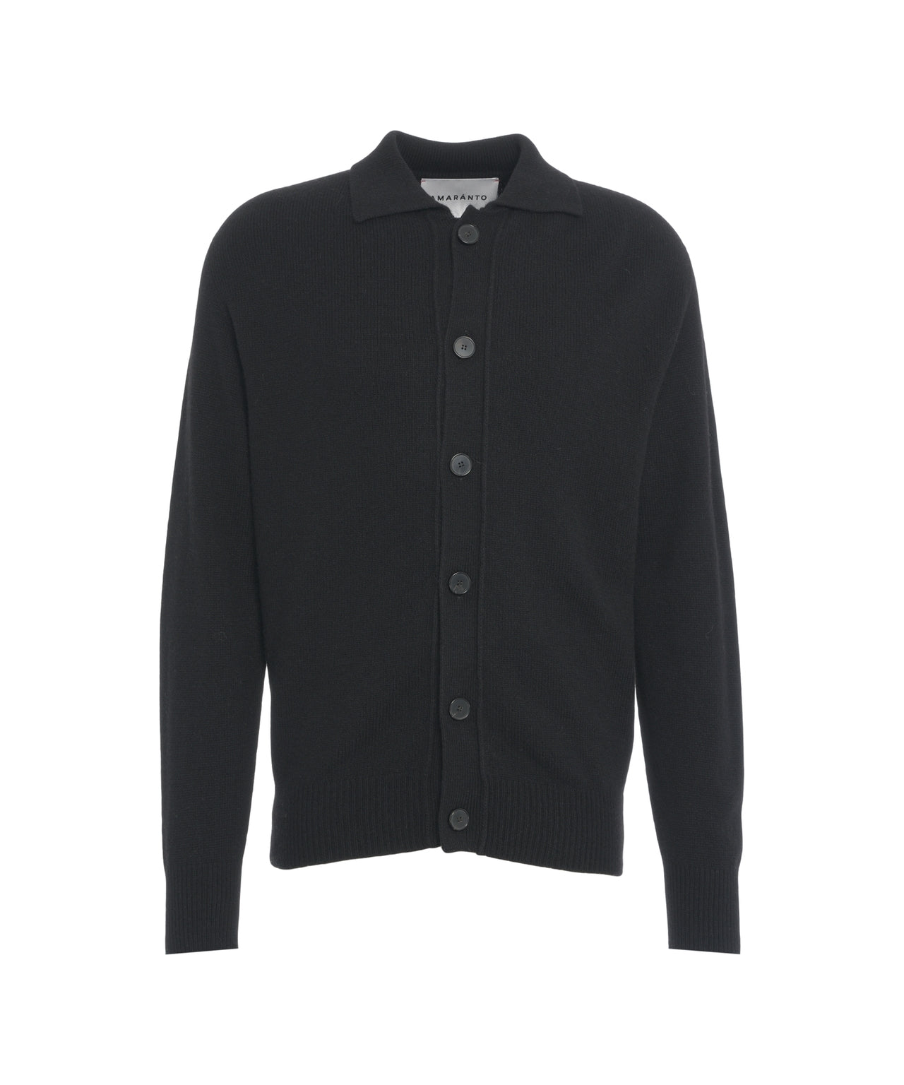 AMARANTO Polo Collar Cardigan